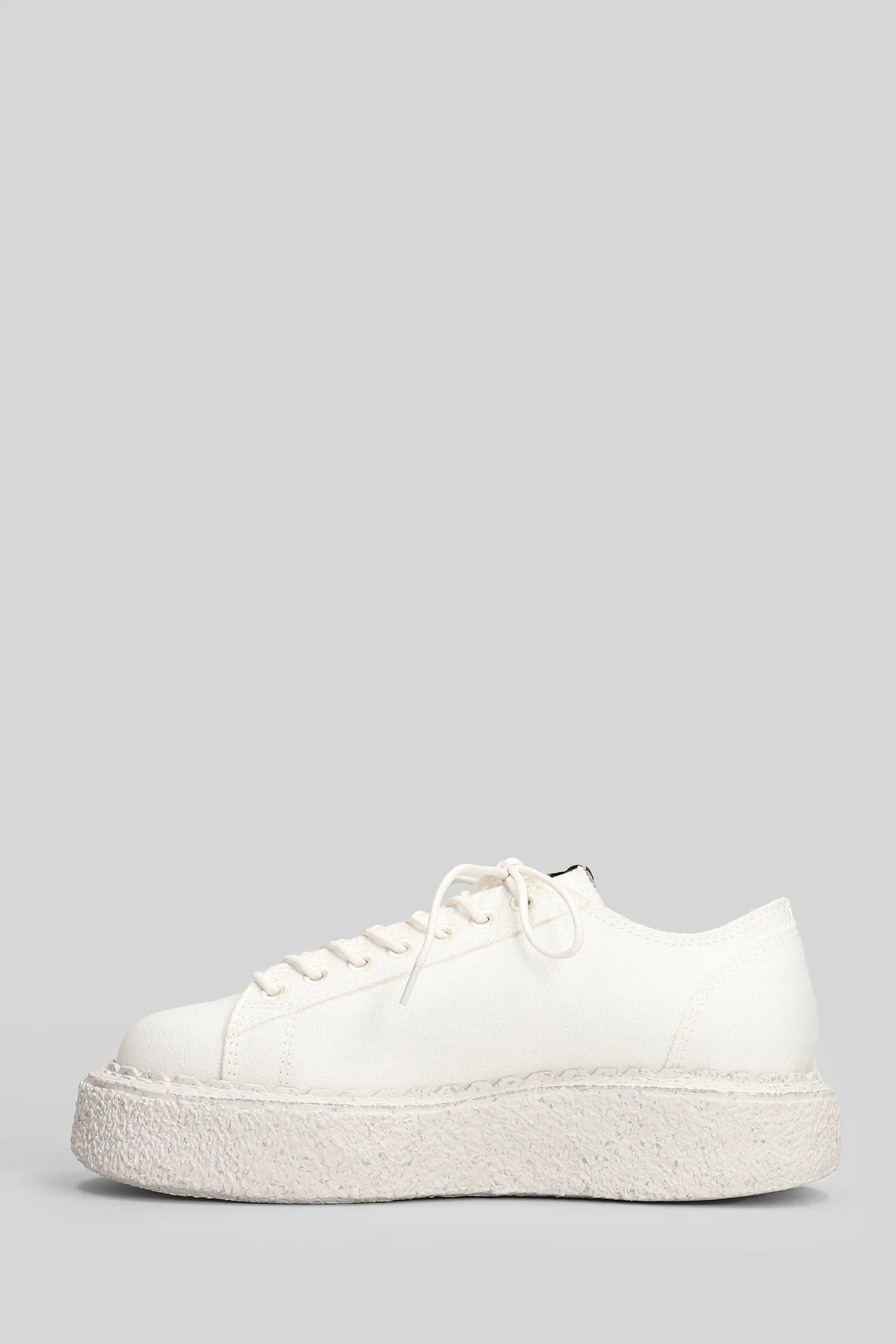 Marc Sneakers in white cotton - Image 3