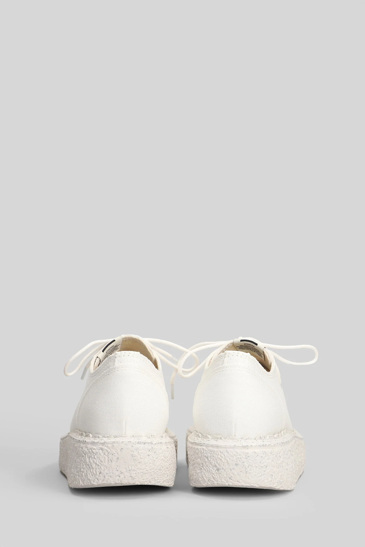 Marc Sneakers in white cotton - Image 4