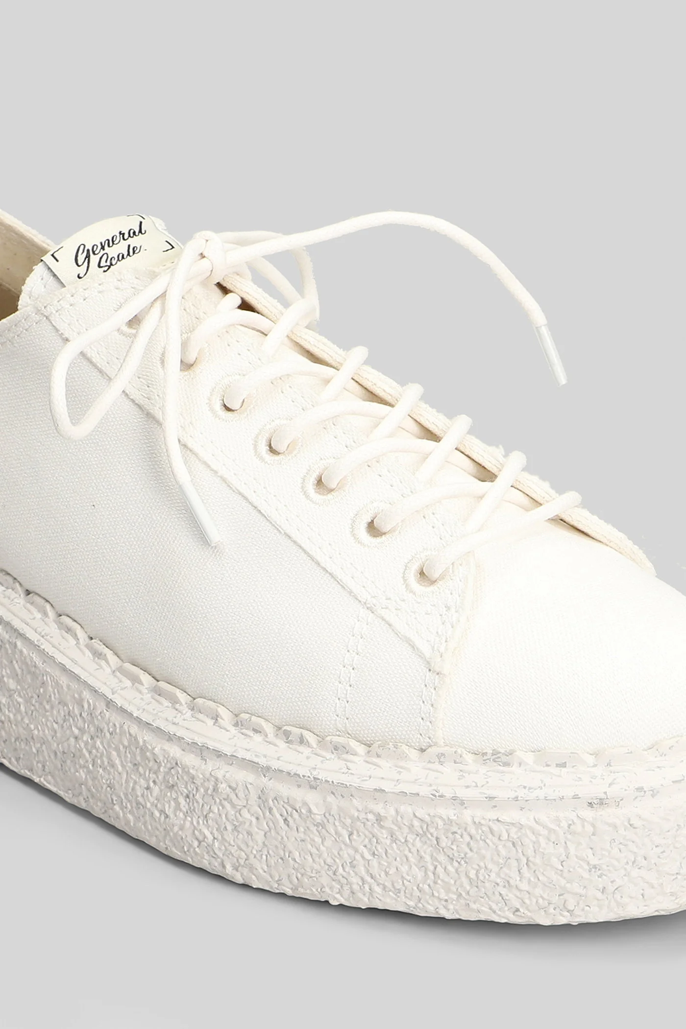 Marc Sneakers in white cotton - Image 5
