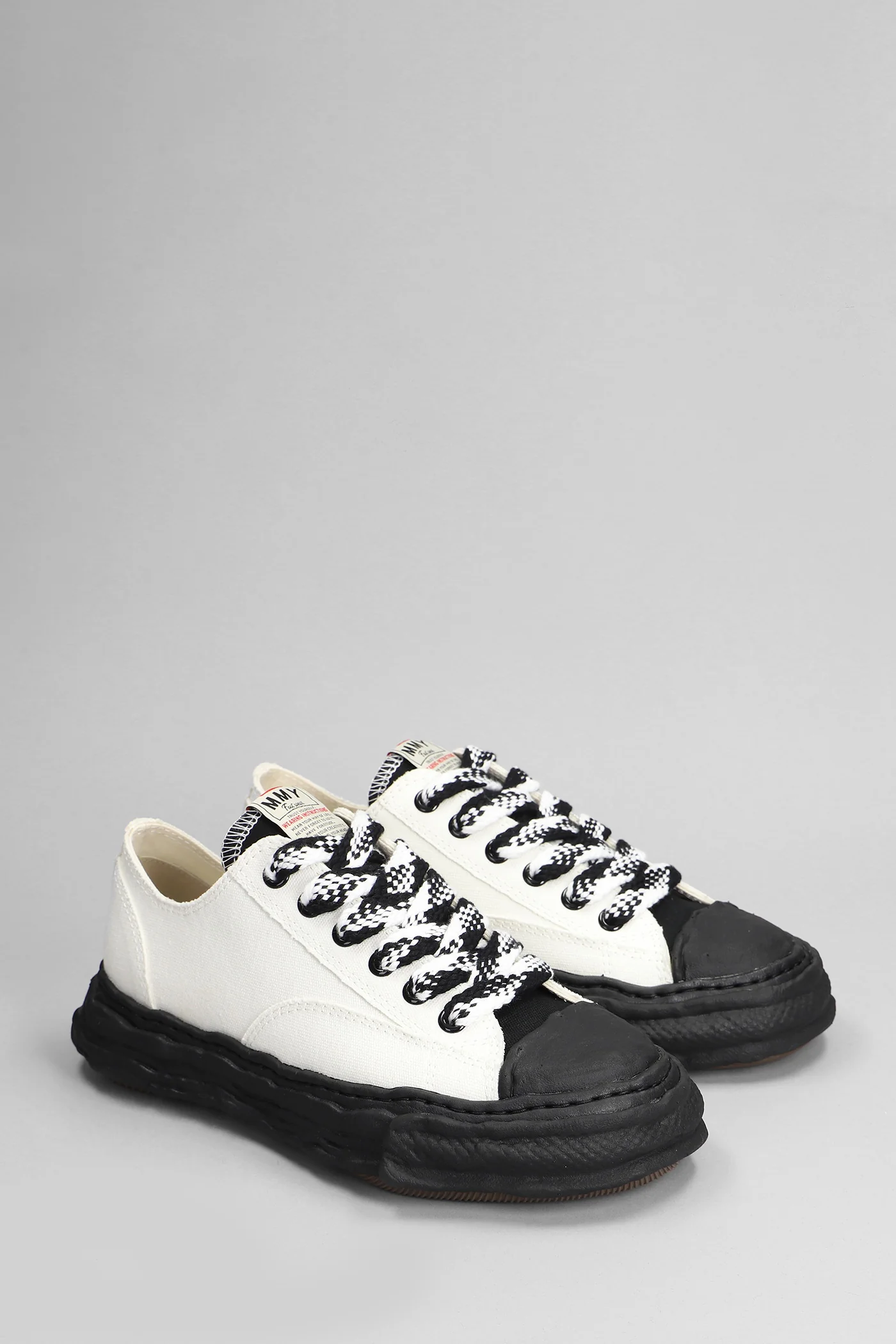 Peterson 23 low Sneakers in white cotton - Image 2