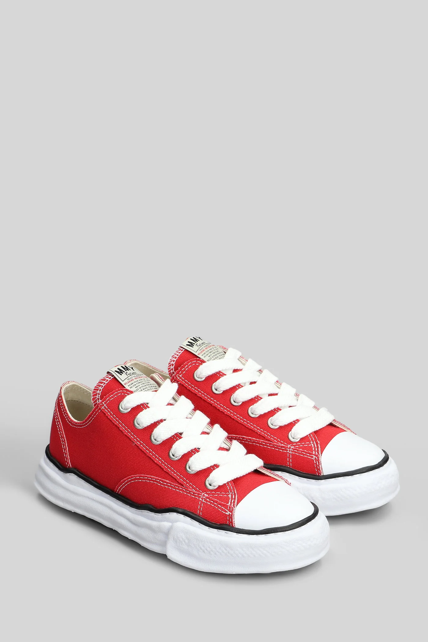 Peterson low Sneakers in red cotton - Image 2