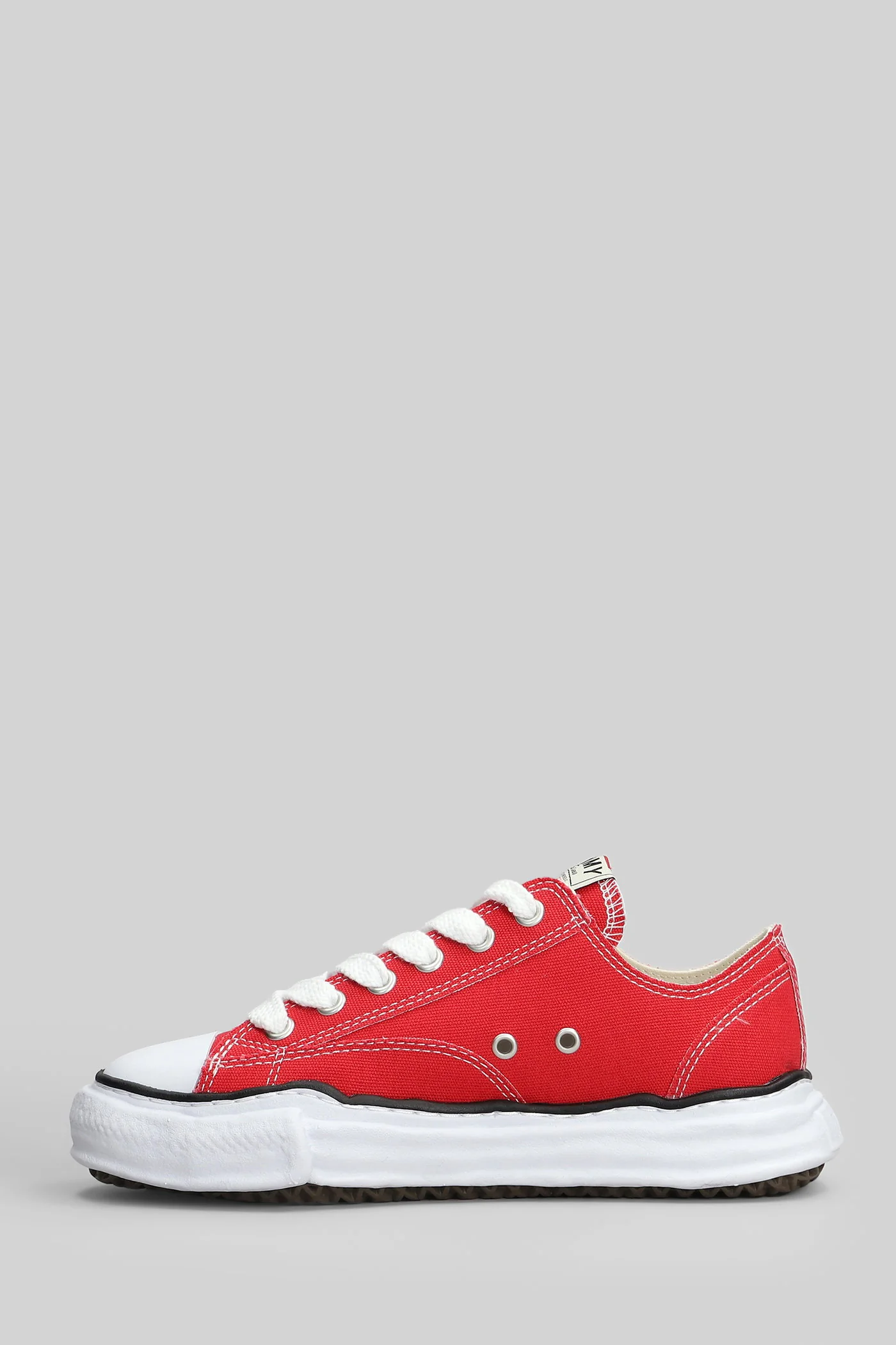 Peterson low Sneakers in red cotton - Image 3