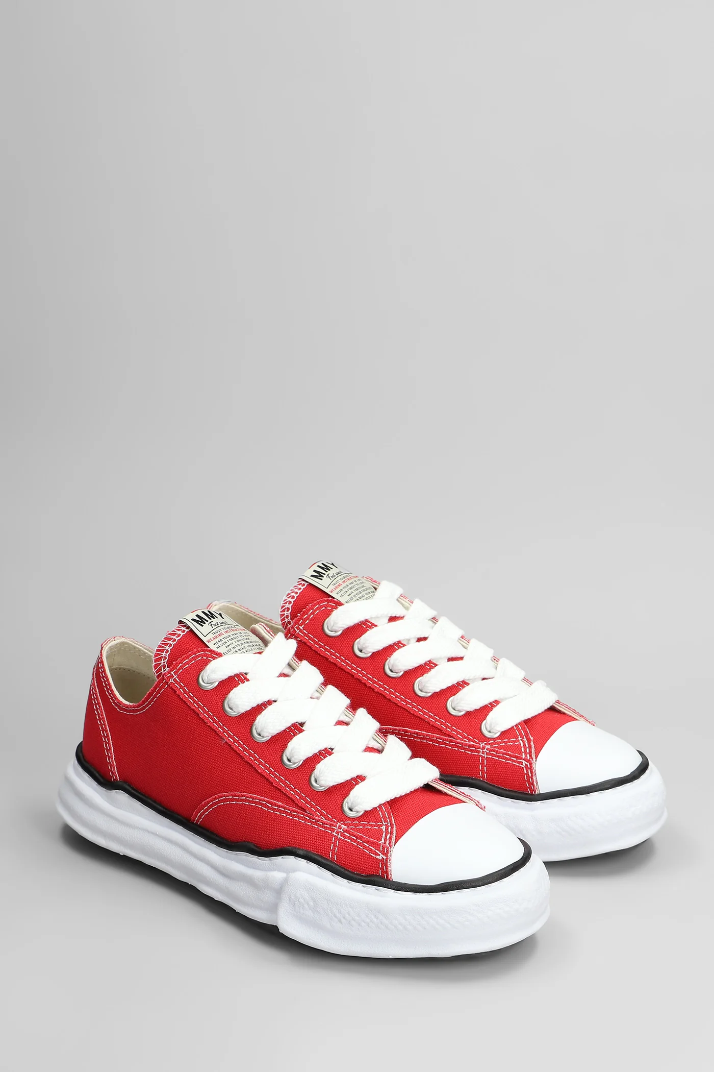 Peterson low Sneakers in red cotton - Image 2