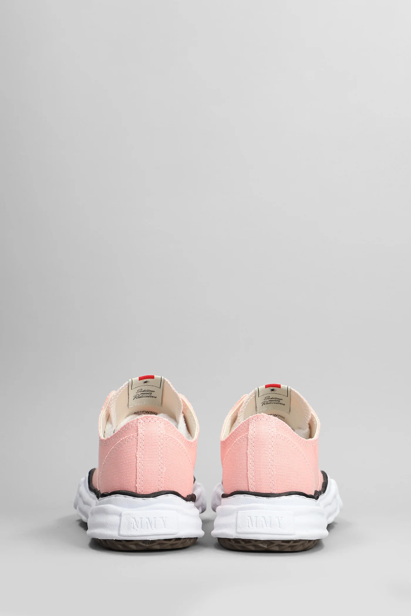 Peterson low Sneakers in rose-pink cotton - Image 4