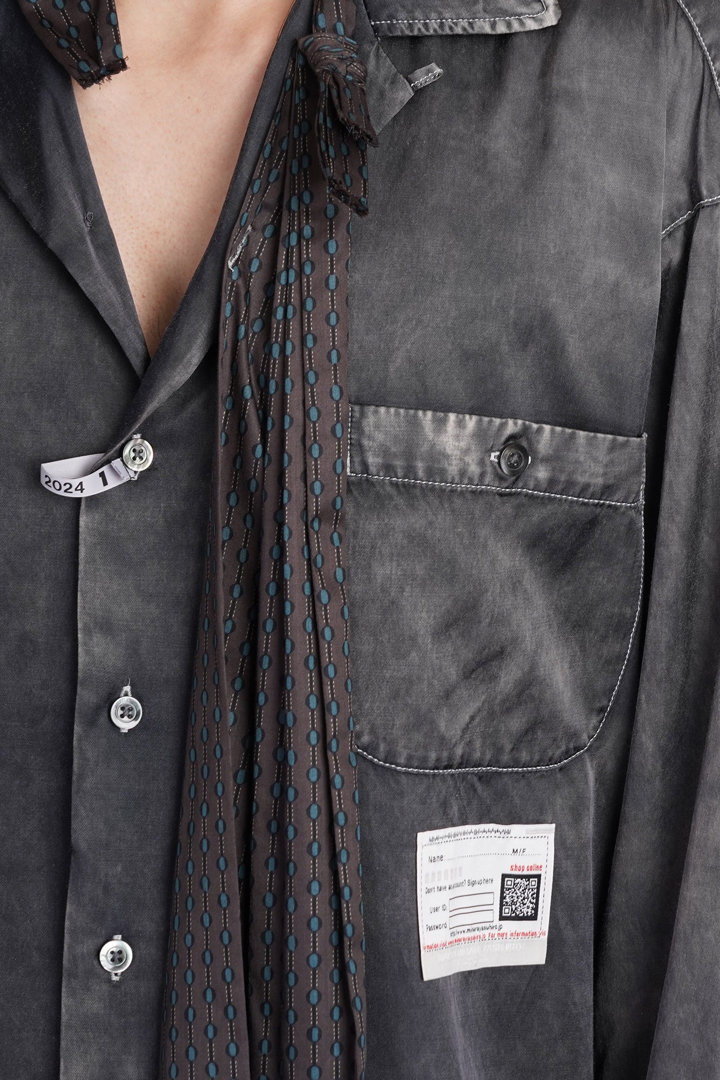 Shirt in beige Rayon - Image 5