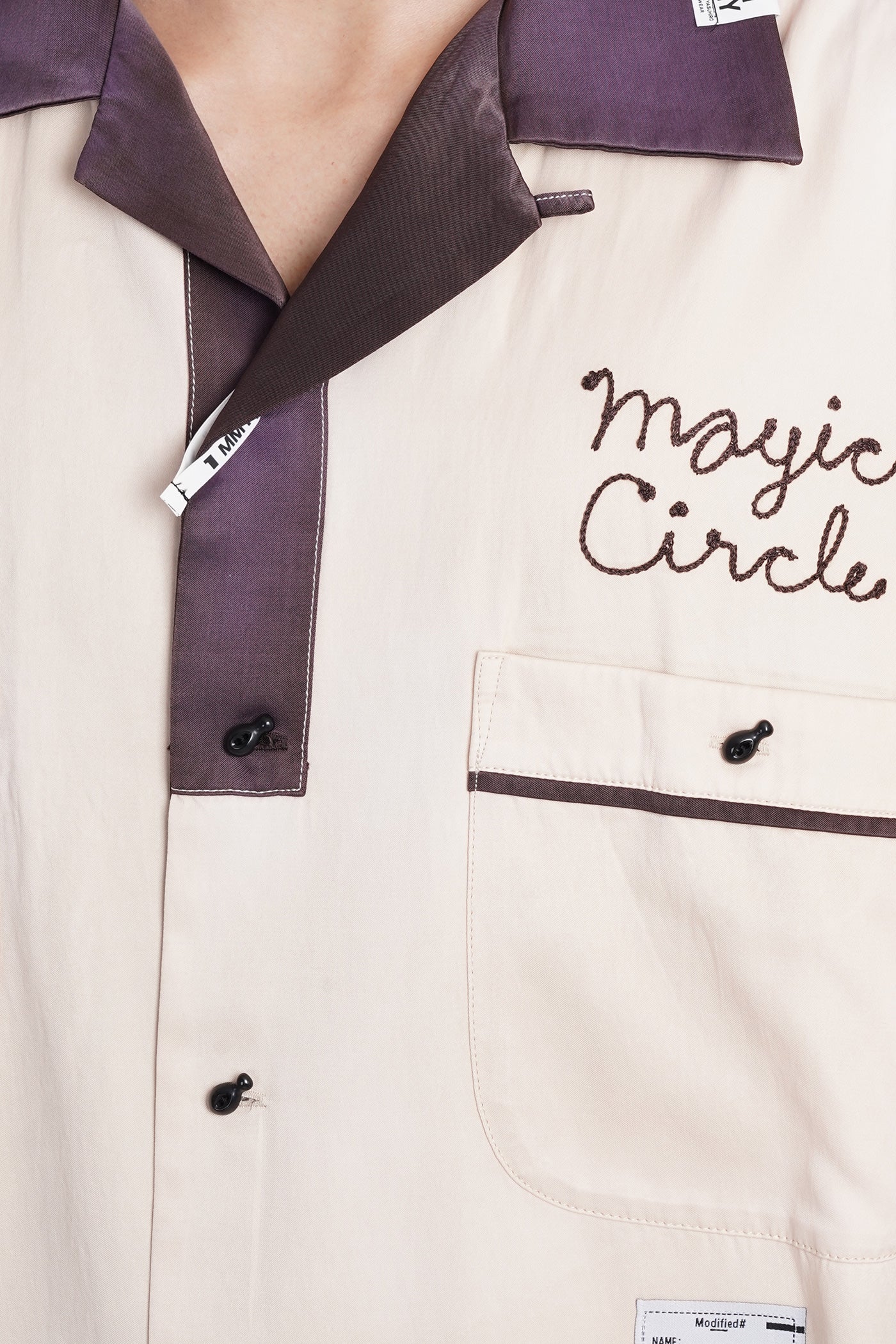 Shirt in beige Rayon - Image 5