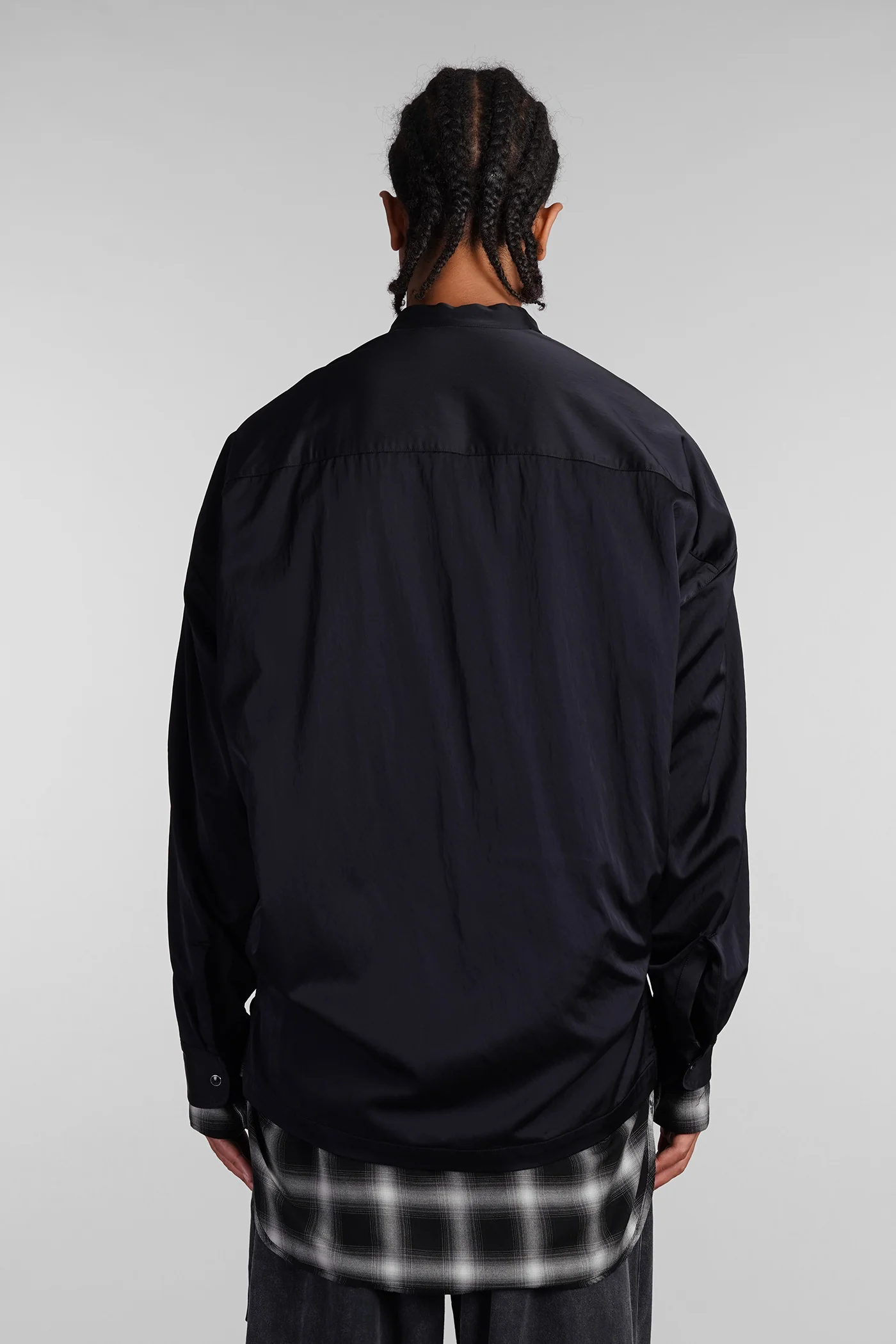 Shirt in black Rayon - Image 3