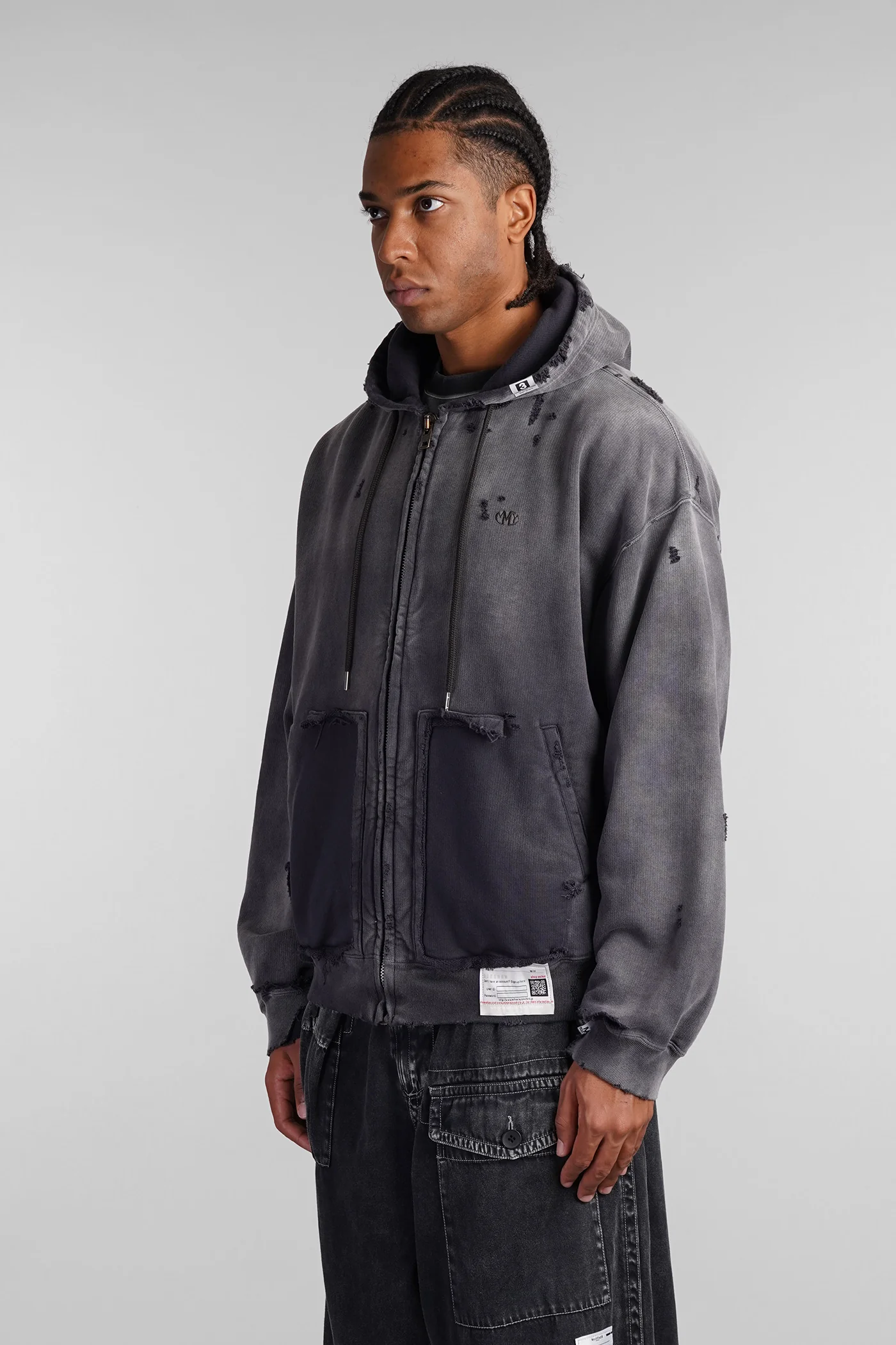 Sweatshirt in grey cotton - Image 4