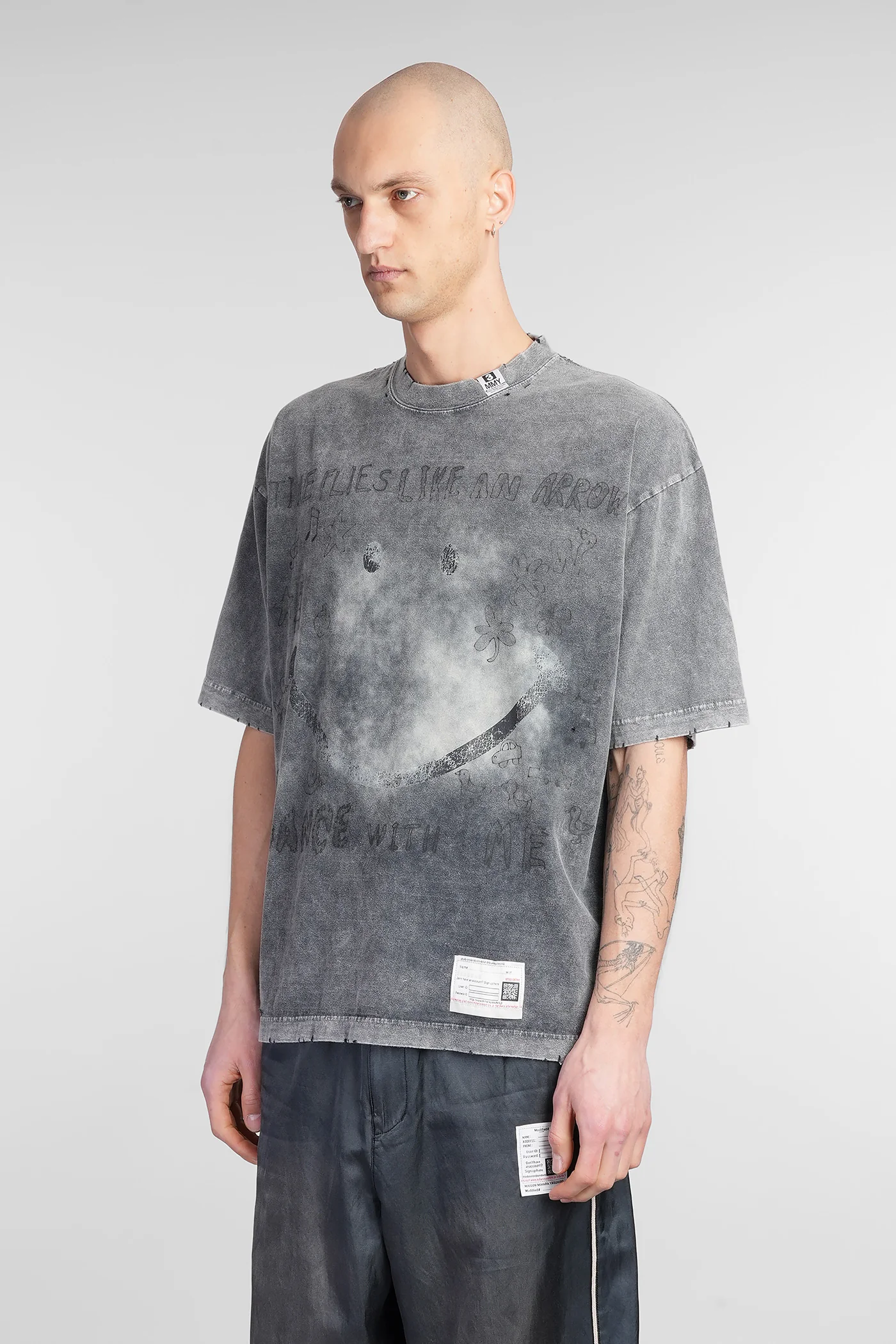 T-Shirt in grey cotton - Image 4