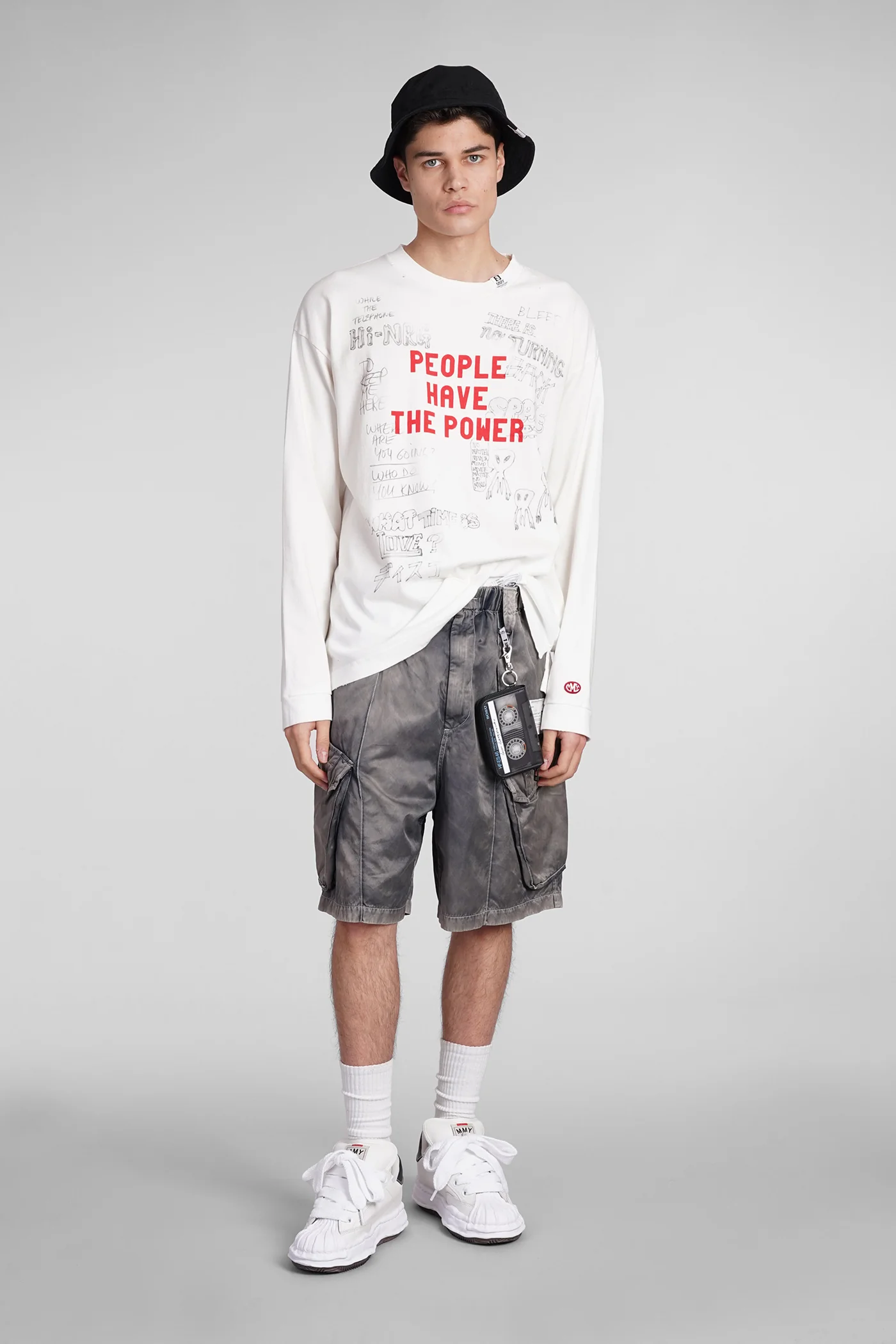 T-Shirt in white cotton - Image 2