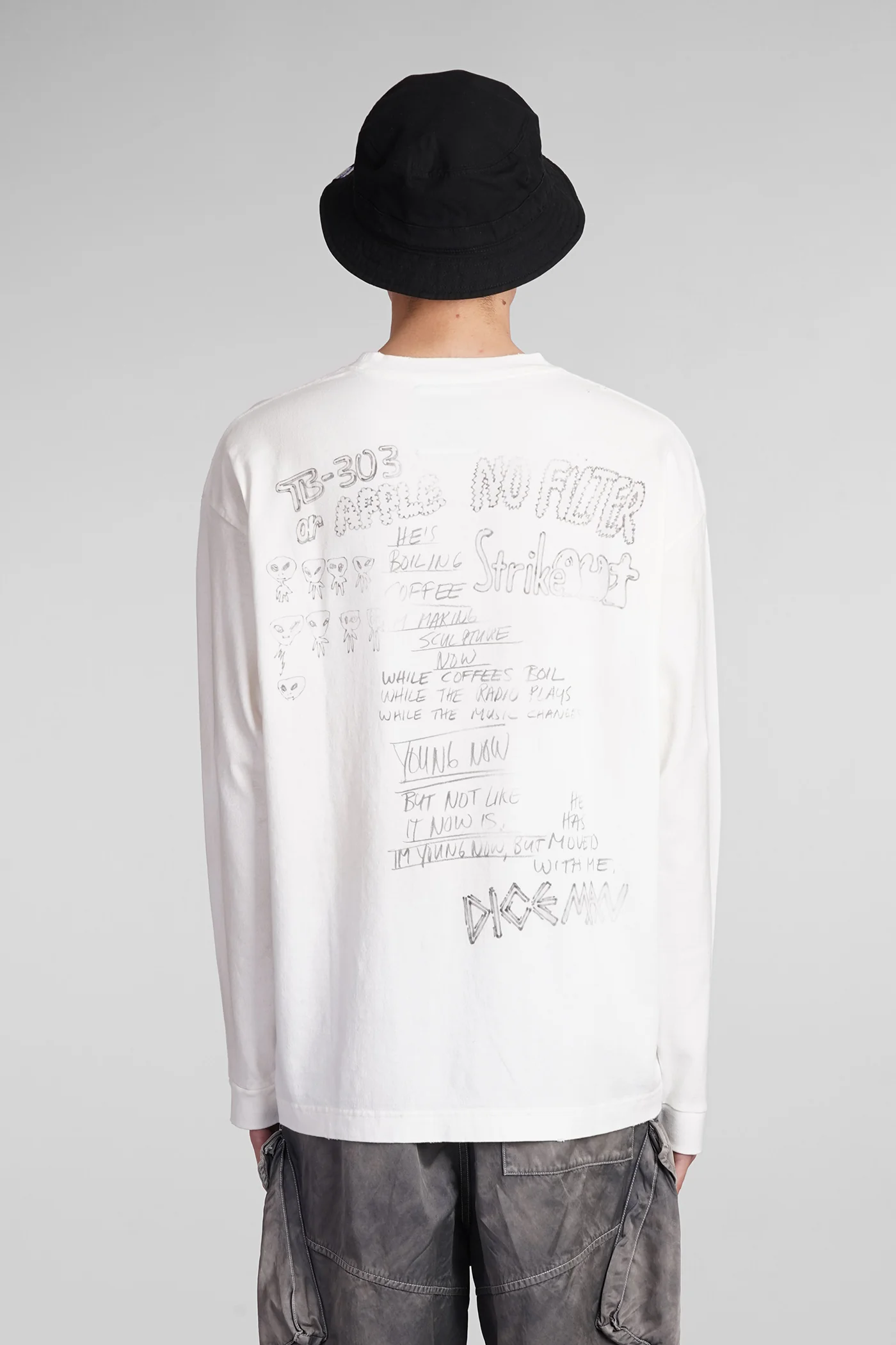 T-Shirt in white cotton - Image 3
