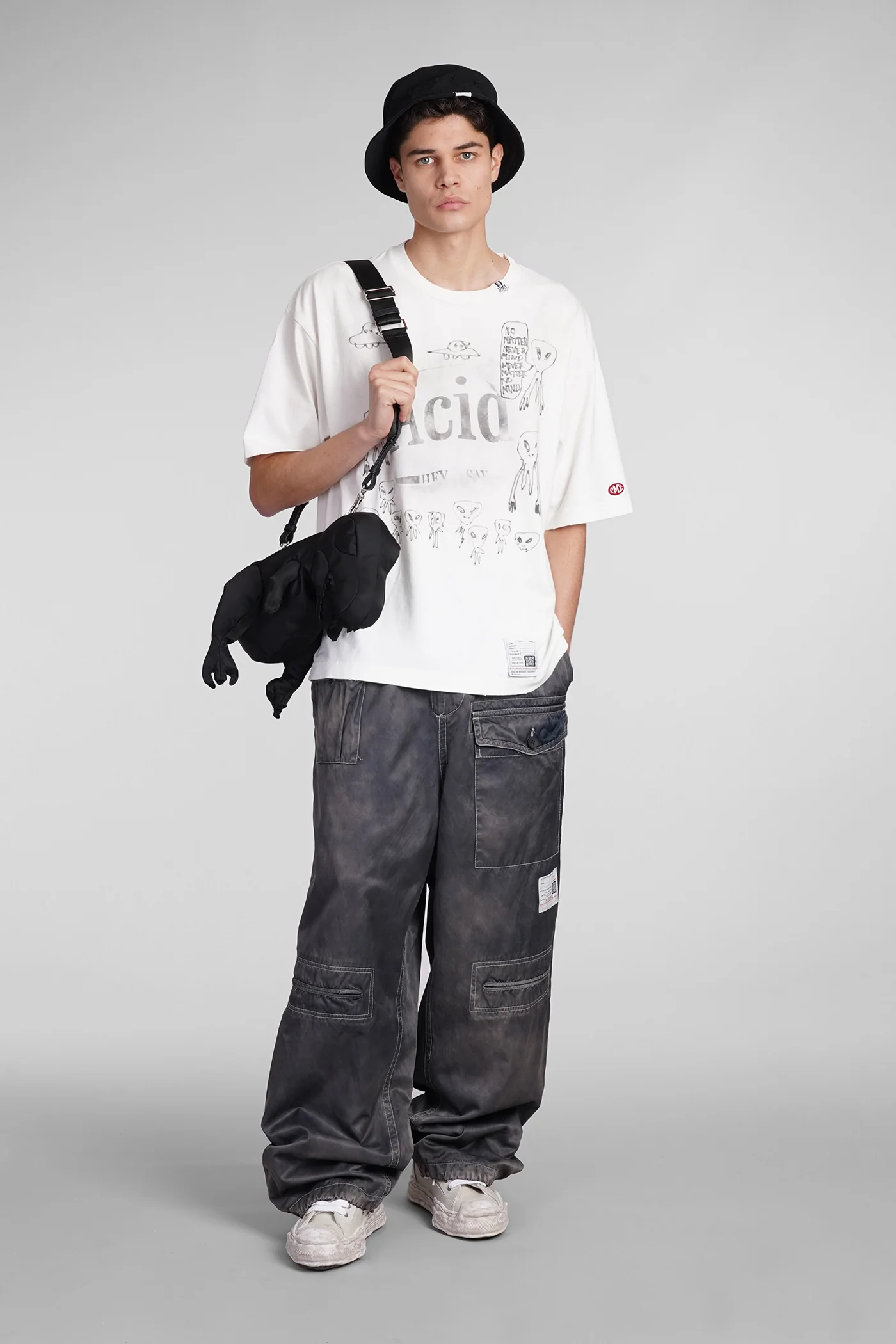 T-Shirt in white cotton - Image 2