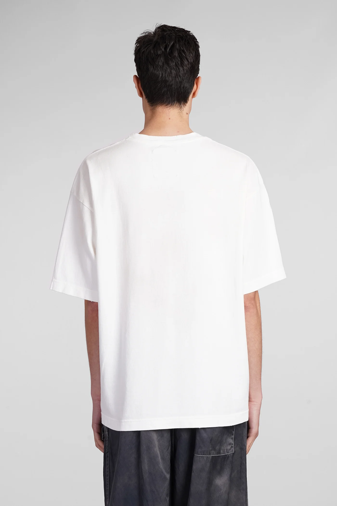 T-Shirt in white cotton - Image 3
