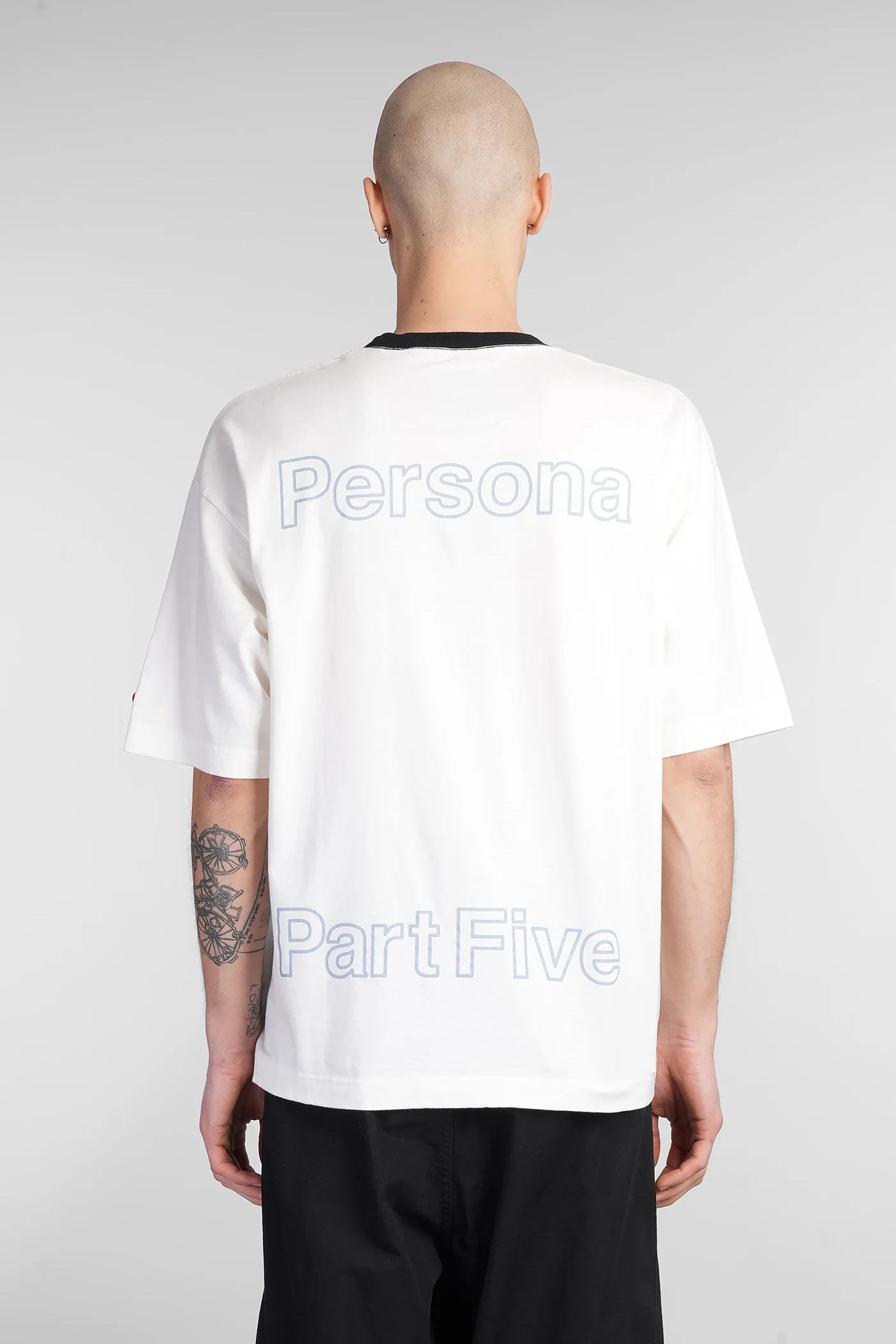 T-Shirt in white cotton - Image 3