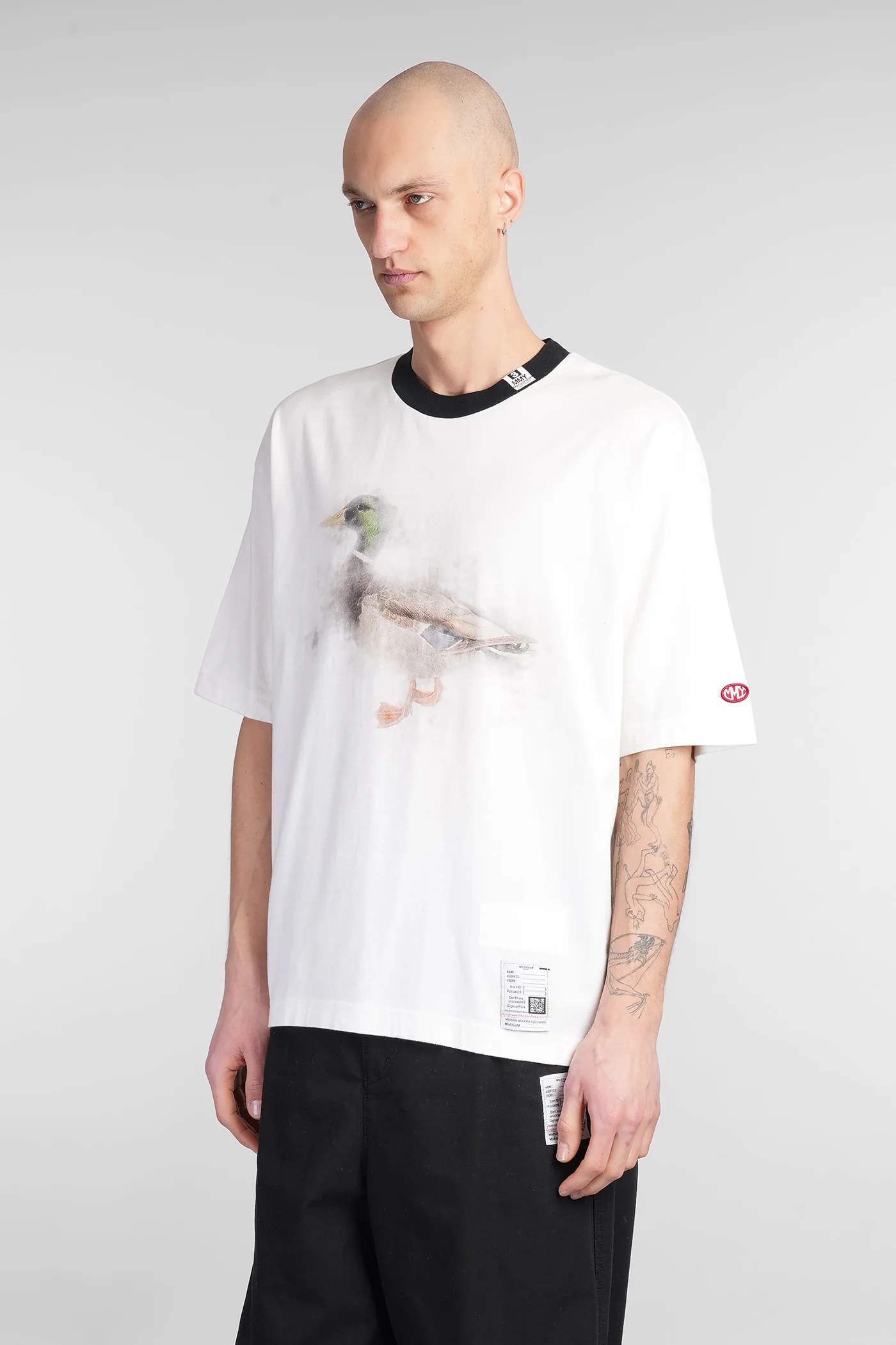 T-Shirt in white cotton - Image 4