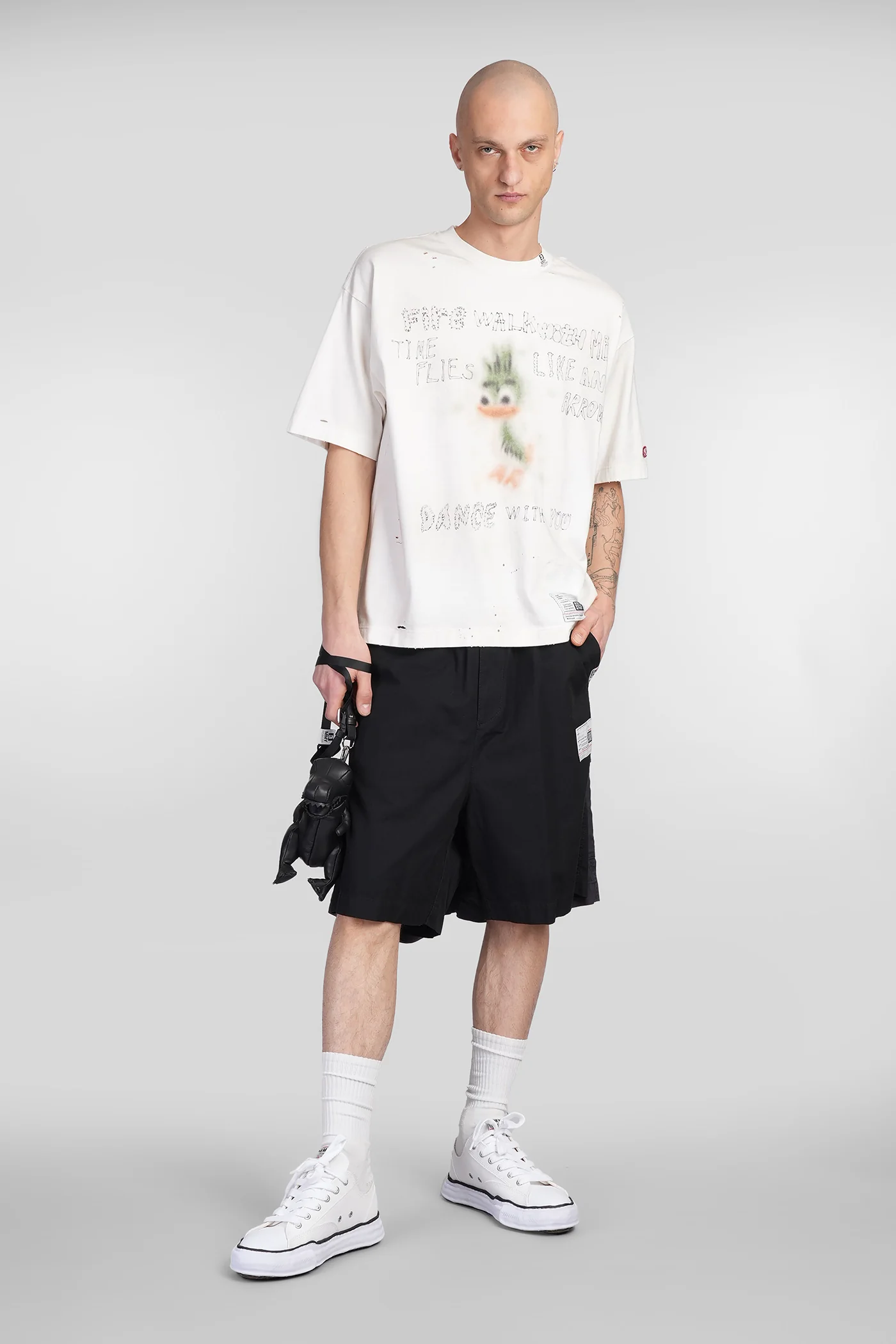 T-Shirt in white cotton - Image 2
