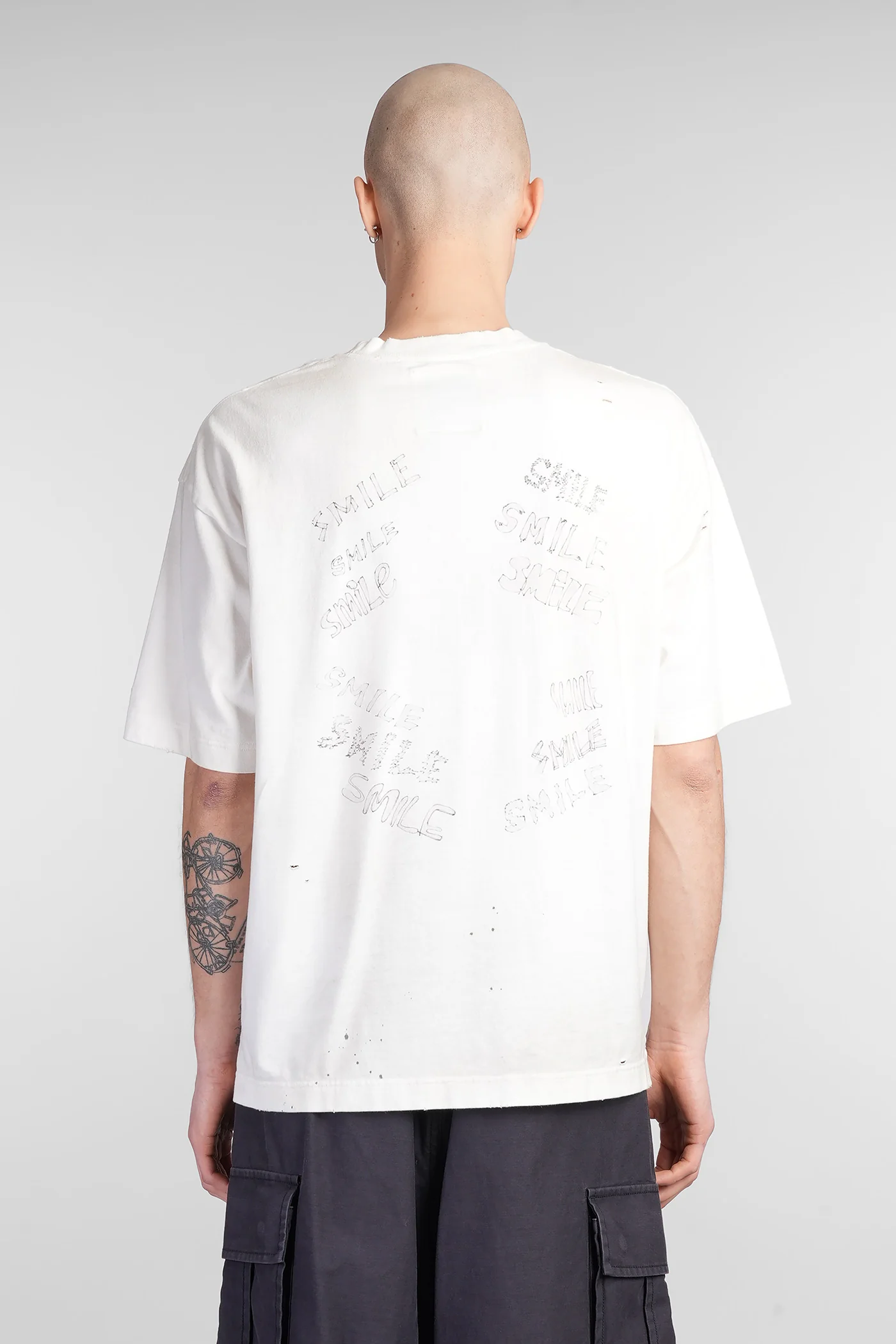 T-Shirt in white cotton - Image 3