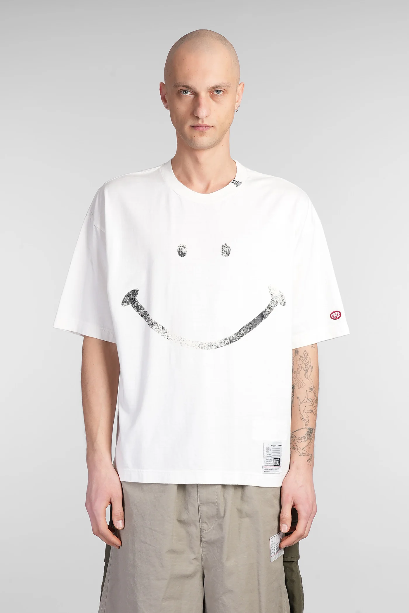T-Shirt in white cotton