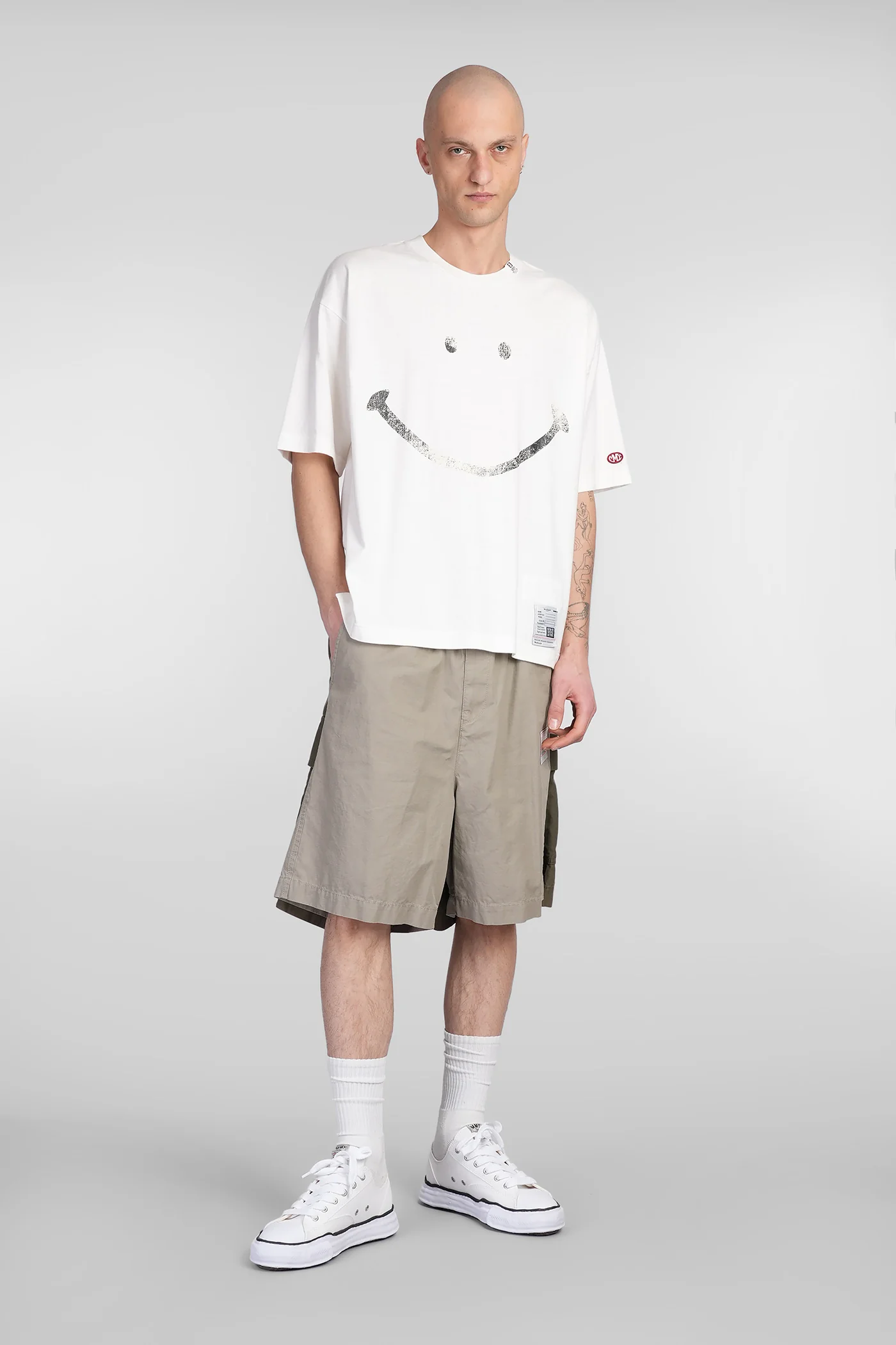 T-Shirt in white cotton - Image 2