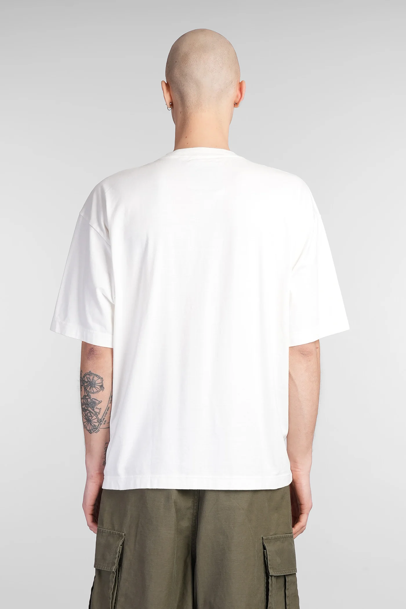 T-Shirt in white cotton - Image 3