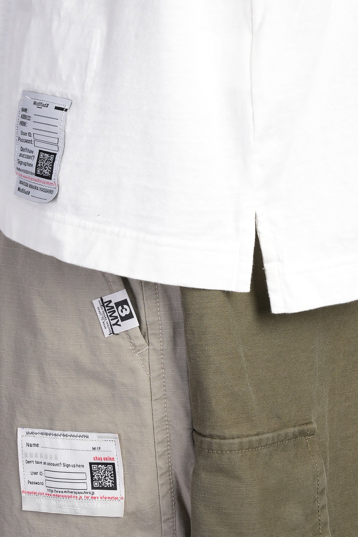 T-Shirt in white cotton - Image 5