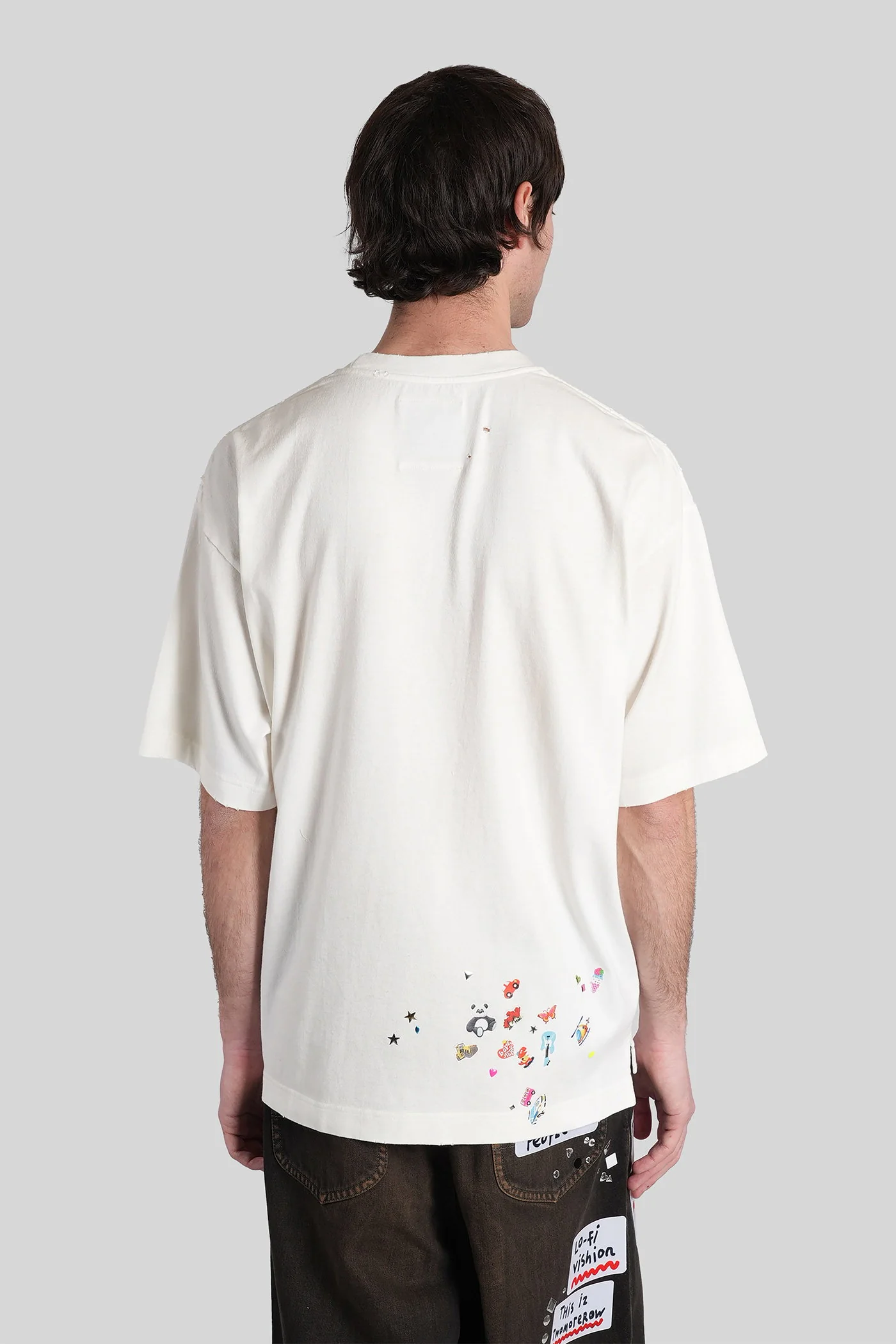 T-Shirt in white cotton - Image 3