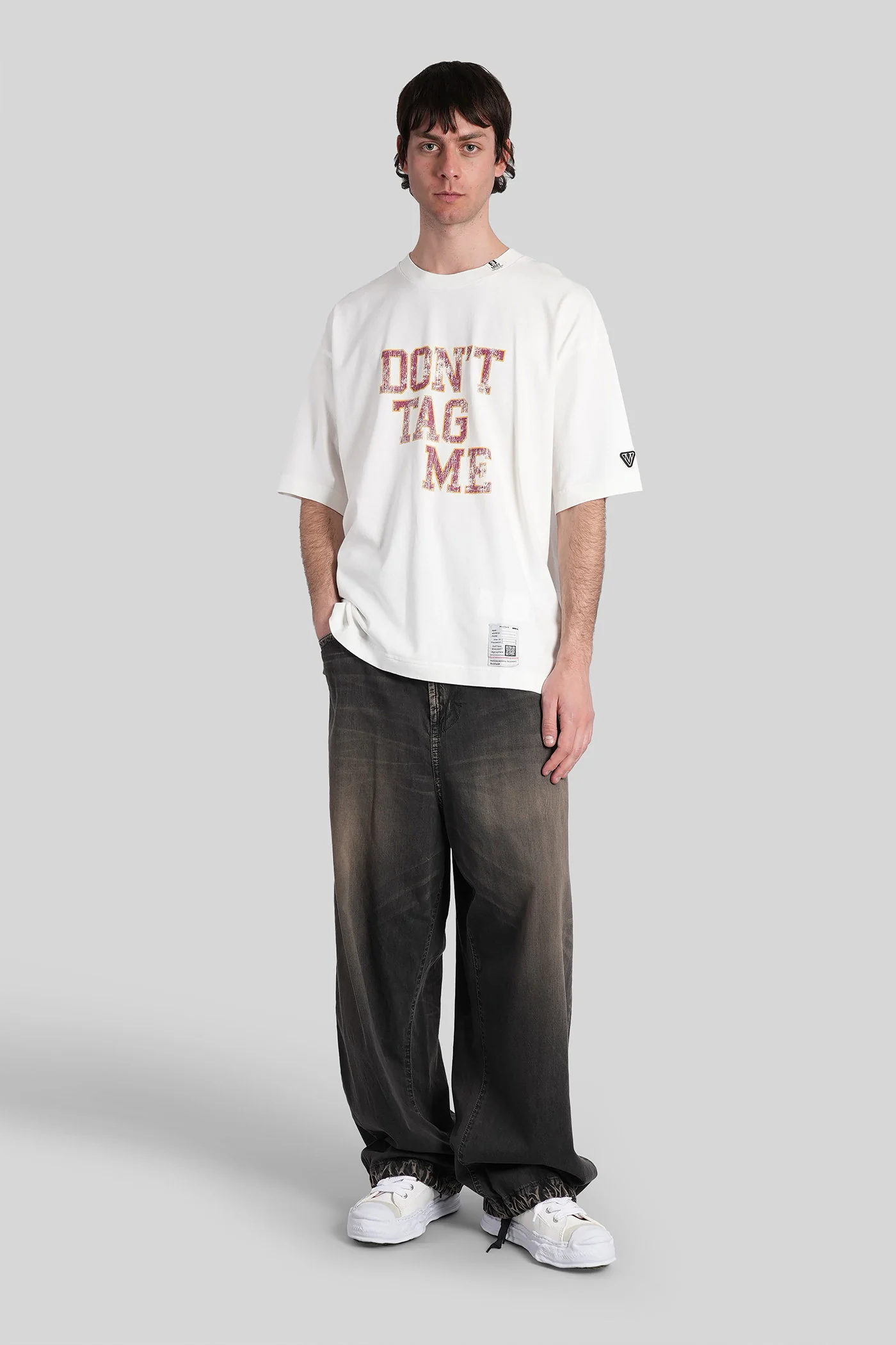 T-Shirt in white cotton - Image 2