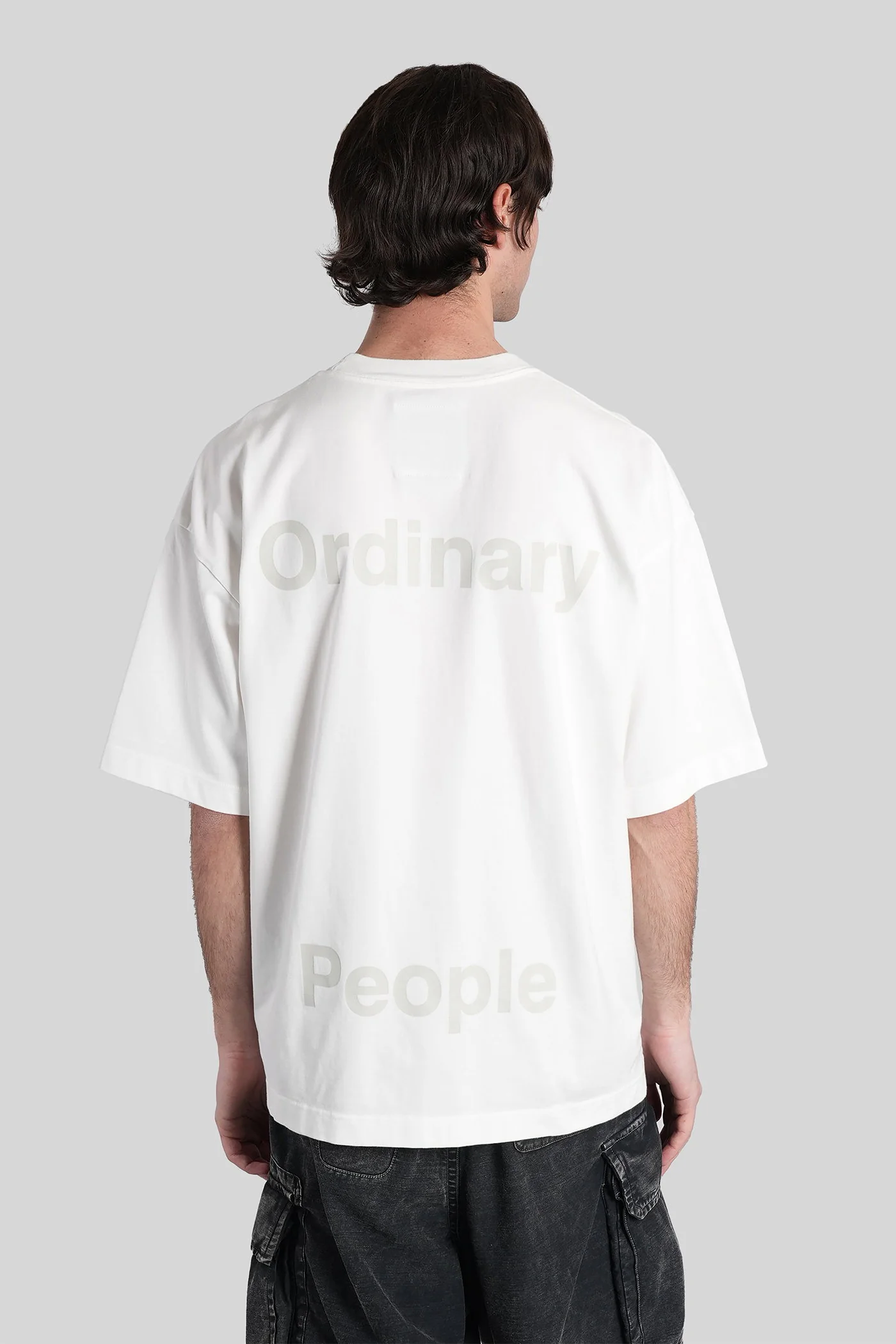 T-Shirt in white cotton - Image 3