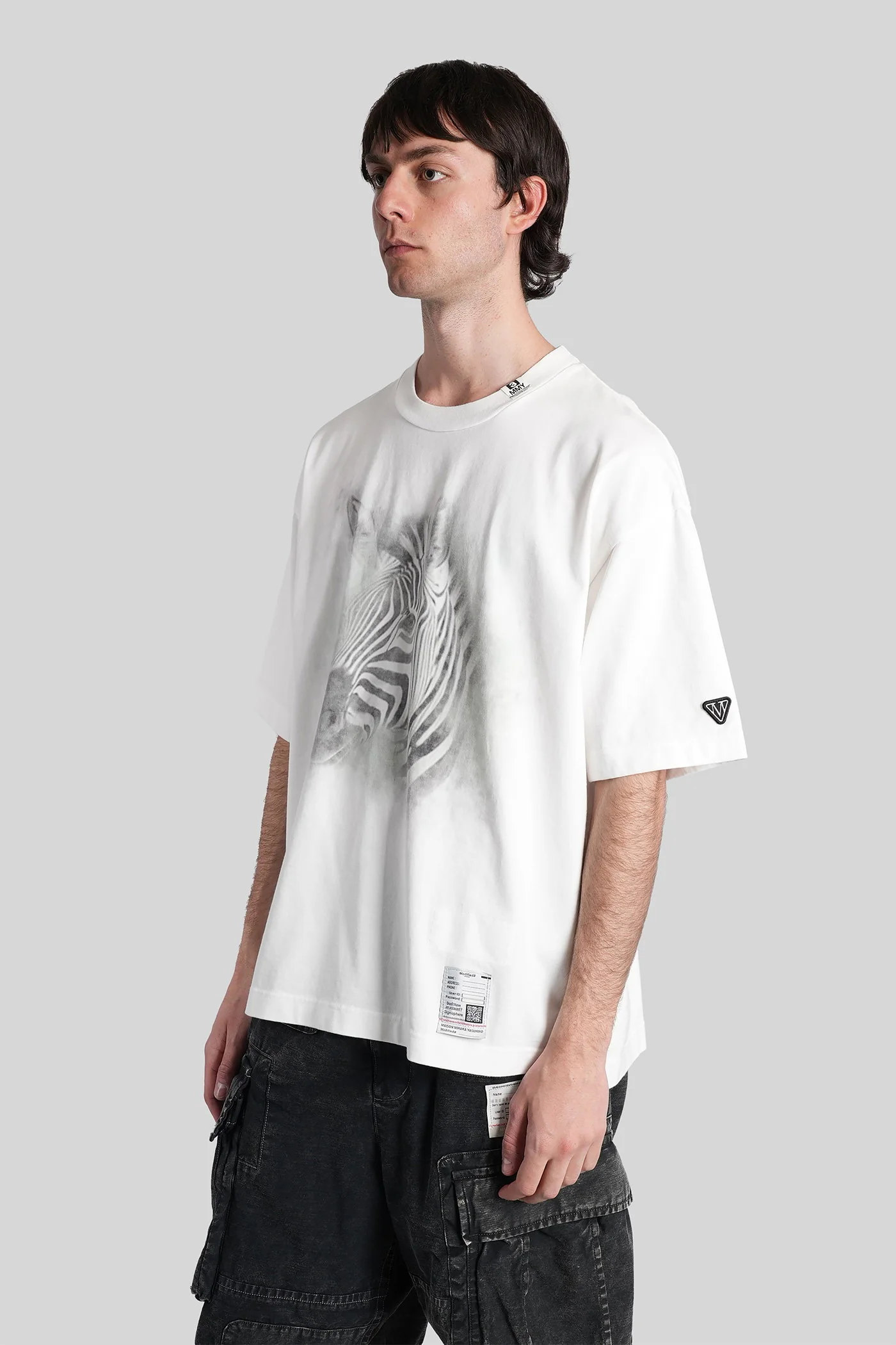 T-Shirt in white cotton - Image 4