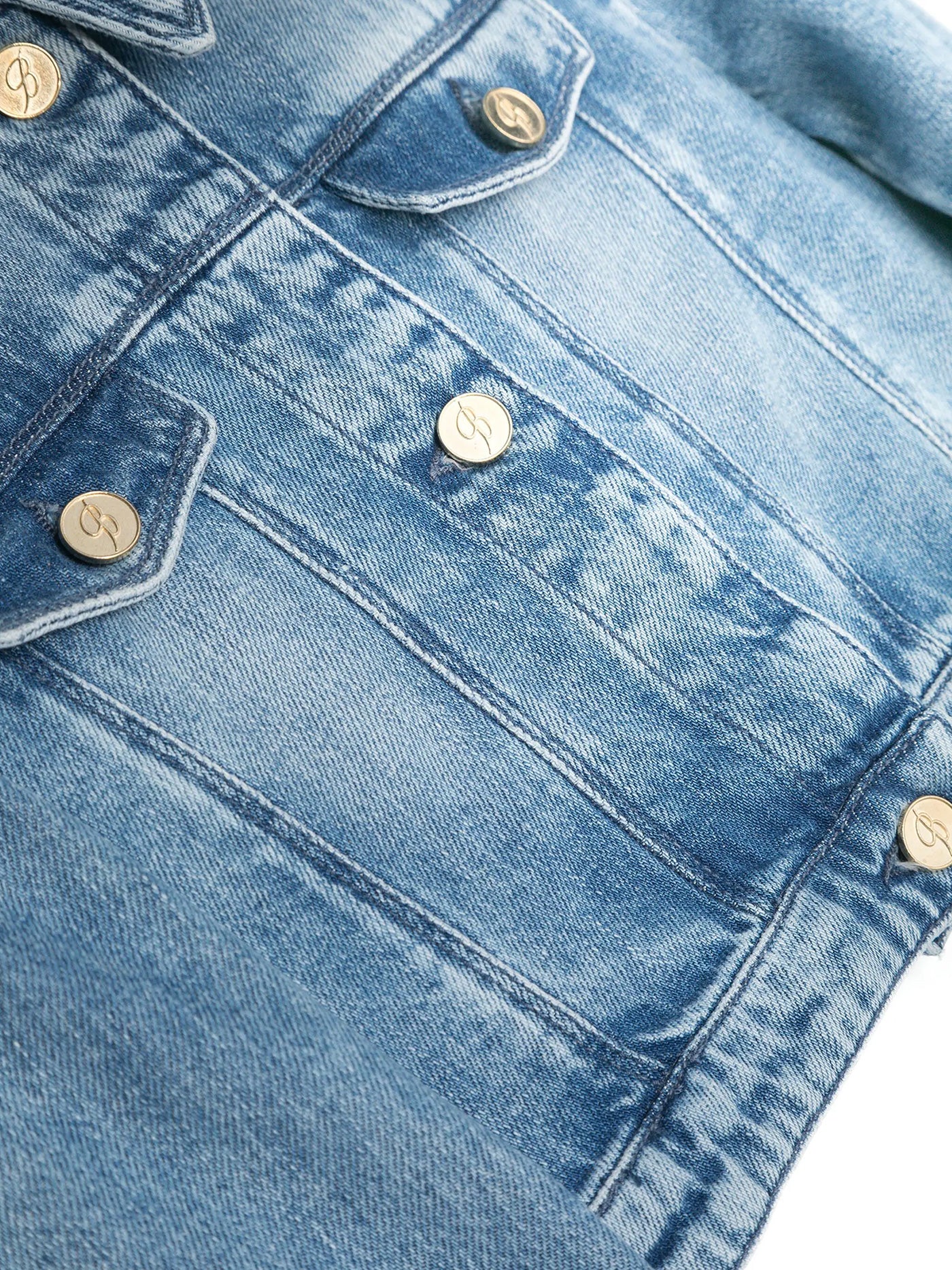 Denim Jackets in blue cotton - Image 3