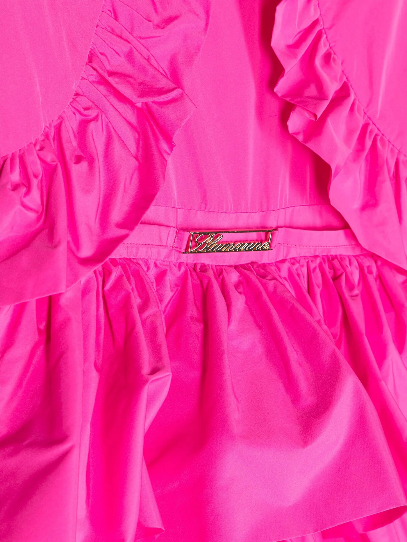 Dress woman  in fuxia polyester - Image 3