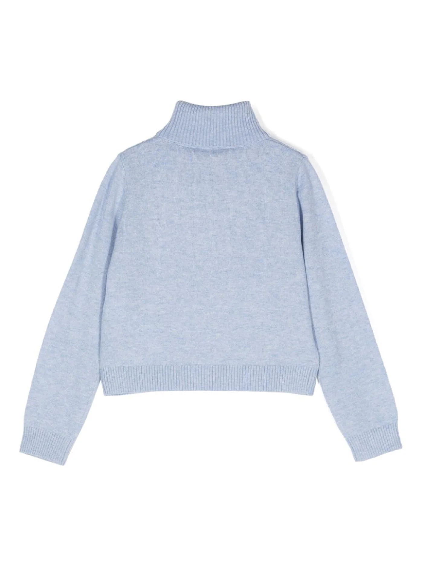 Knitwear in cyan wool - Image 2