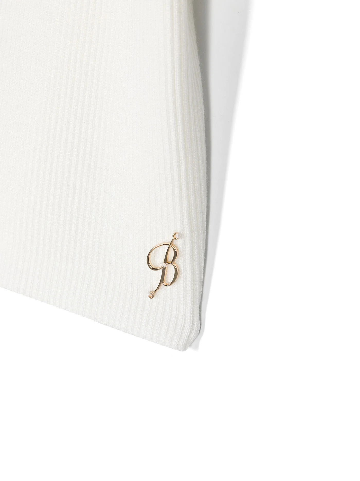 Knitwear in white viscose - Image 3