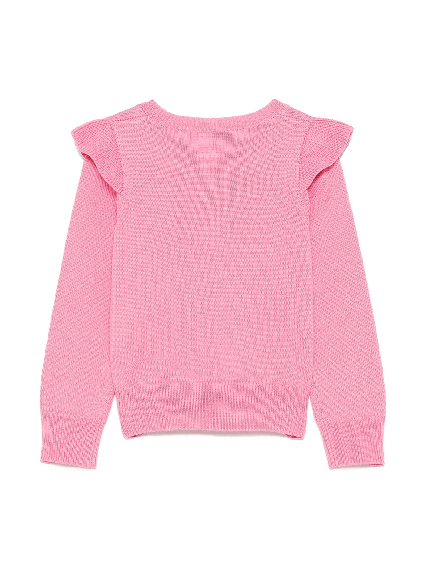 Pants in rose-pink wool - Image 2