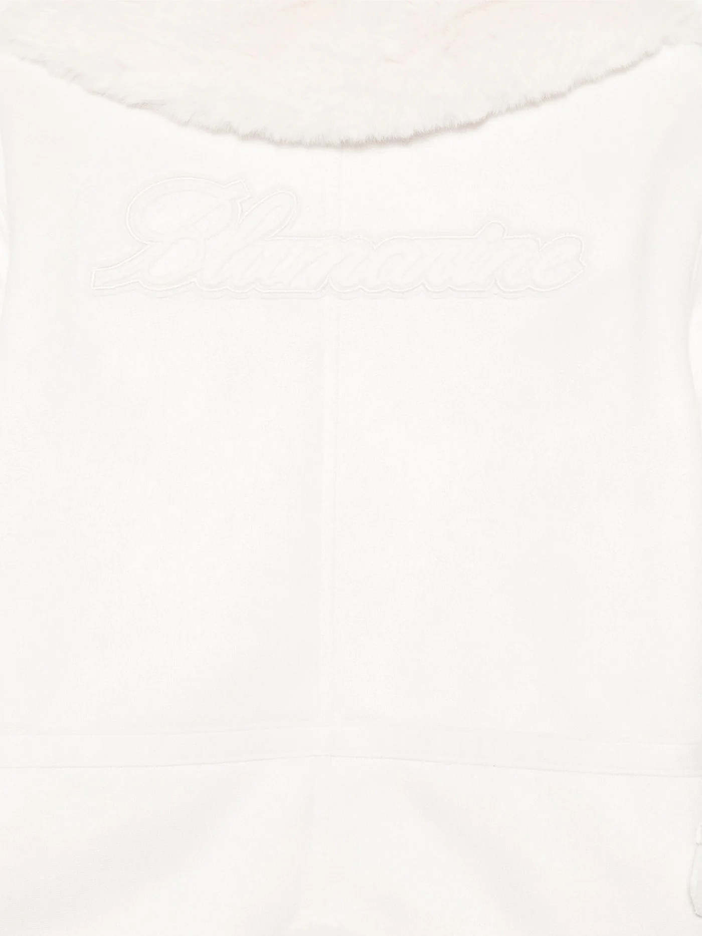 Shearling in white polyester - Image 3