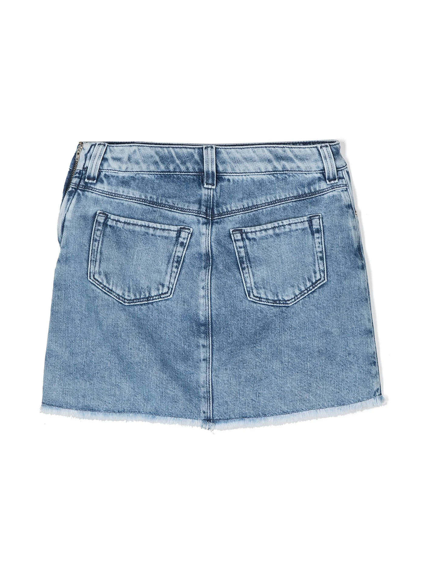 Skirt in blue cotton - Image 2