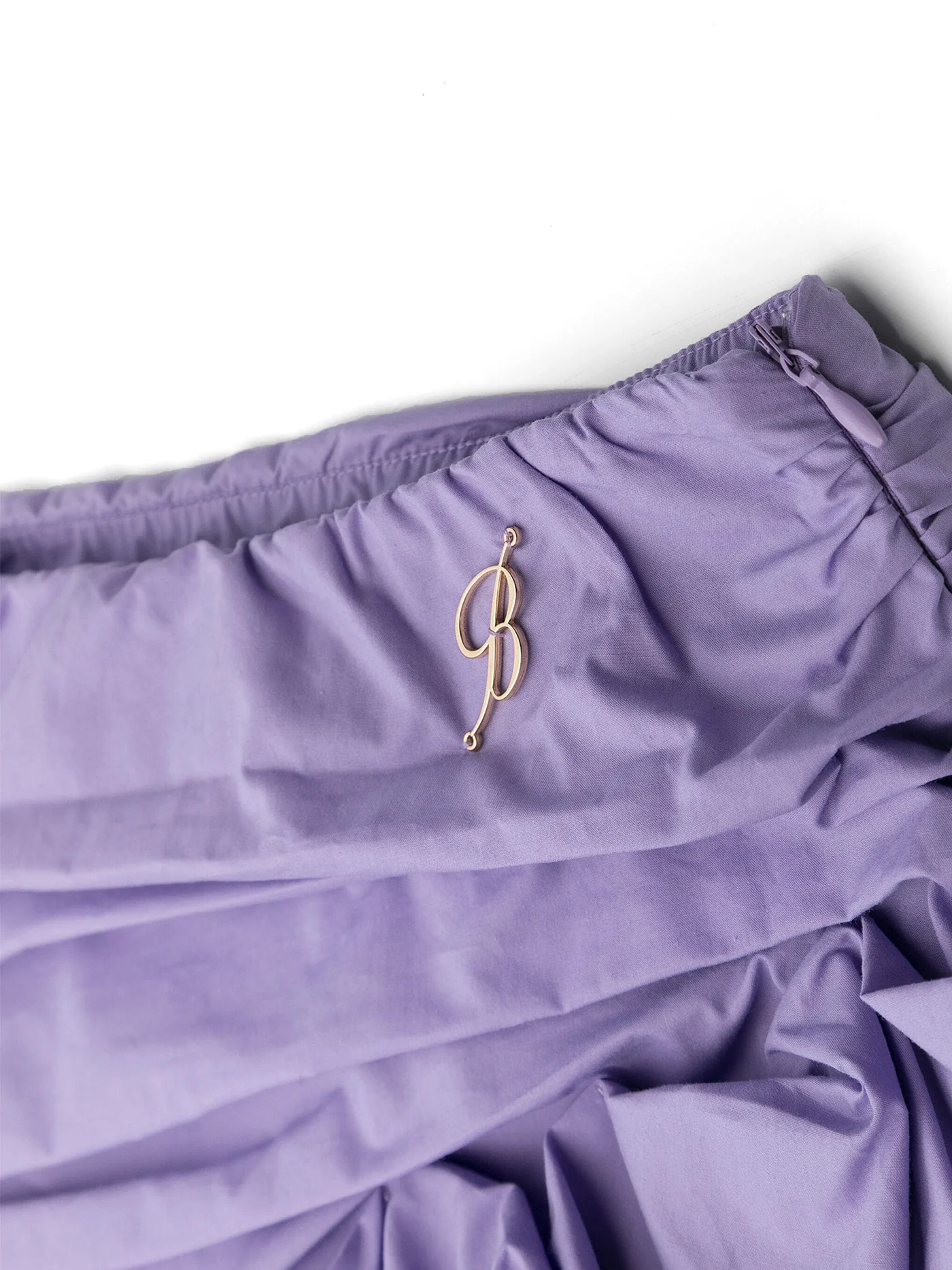 Skirt in Viola cotton - Image 3