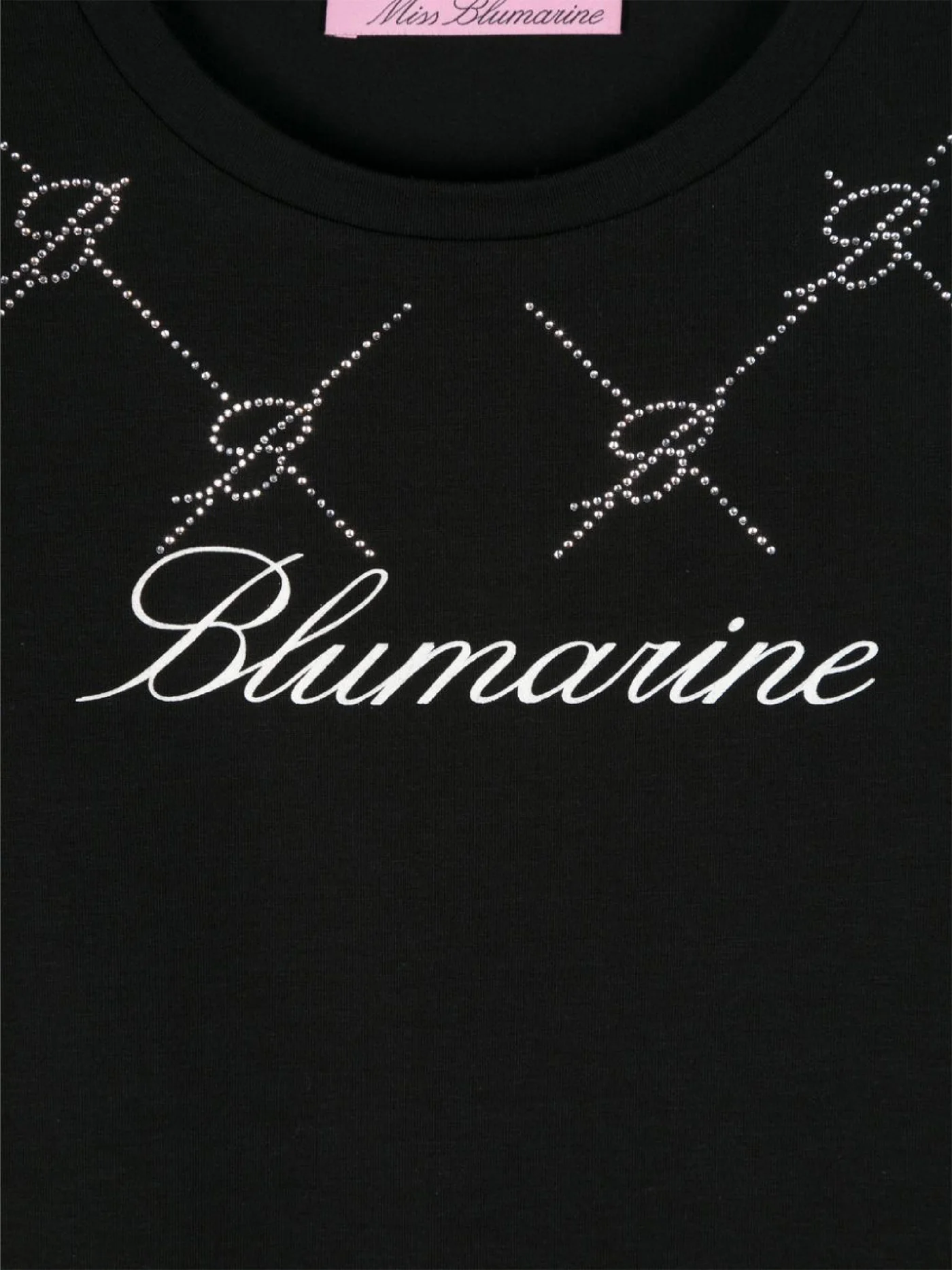 T-Shirt in black cotton - Image 3