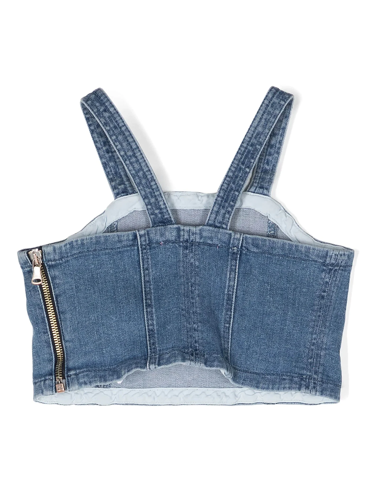 Topwear in blue cotton - Image 2