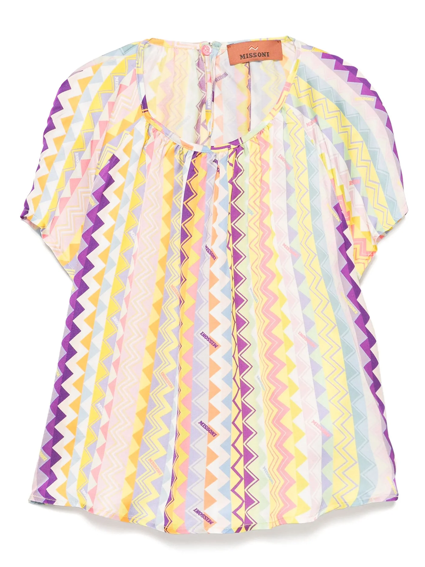 Blouse in multicolor viscose