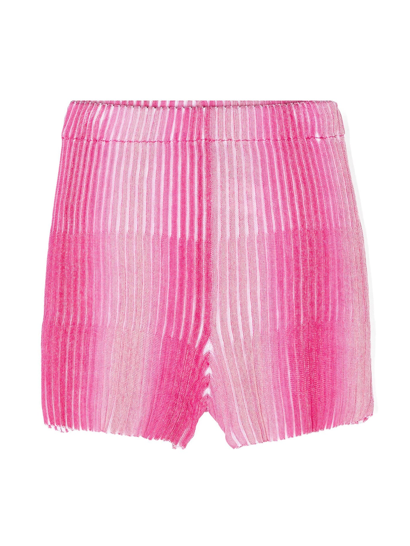 Shorts in rose-pink viscose