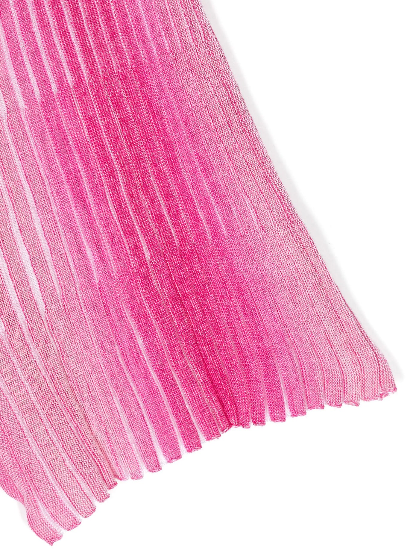 Shorts in rose-pink viscose - Image 3