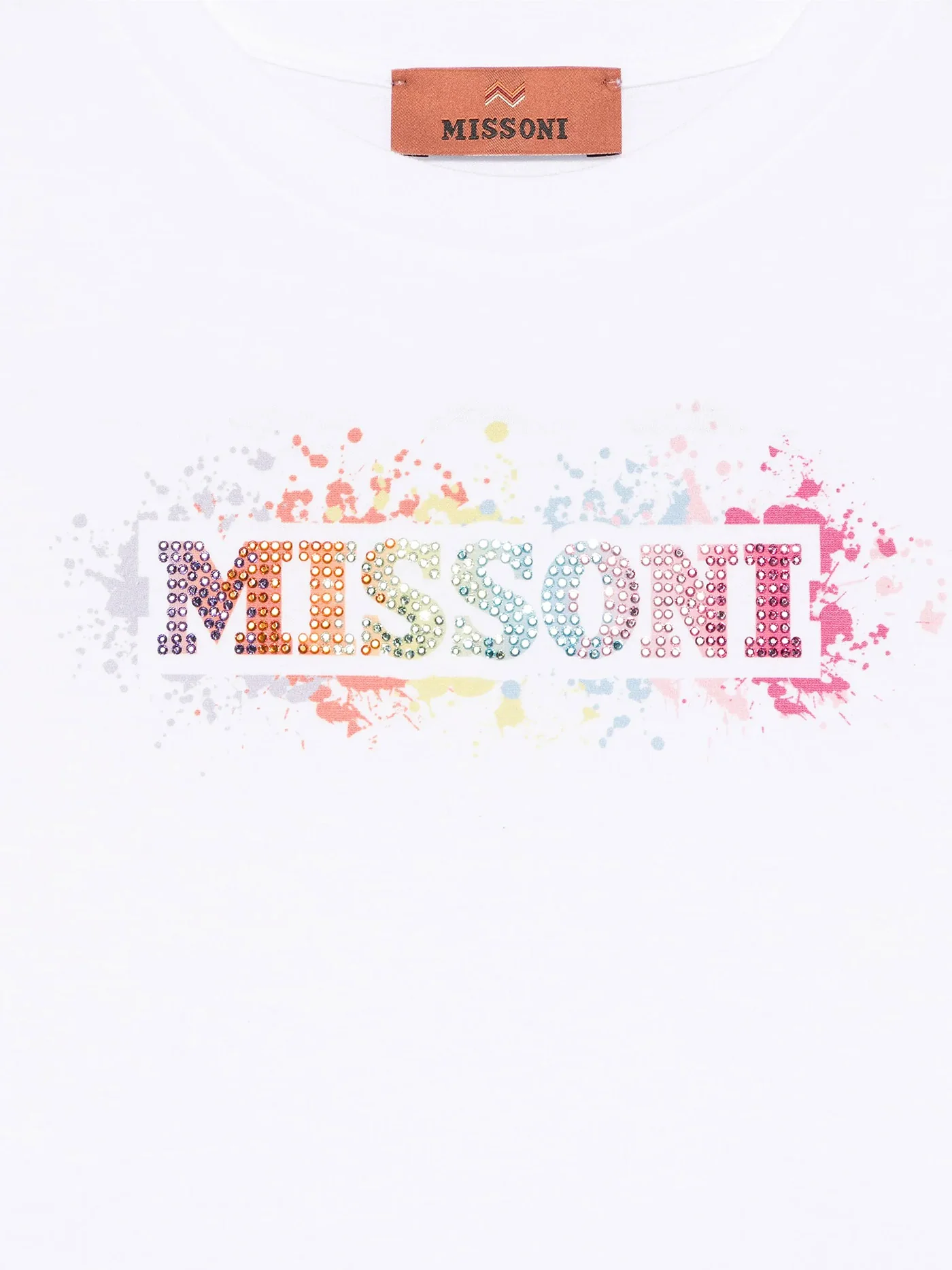 T-Shirt in white cotton - Image 3