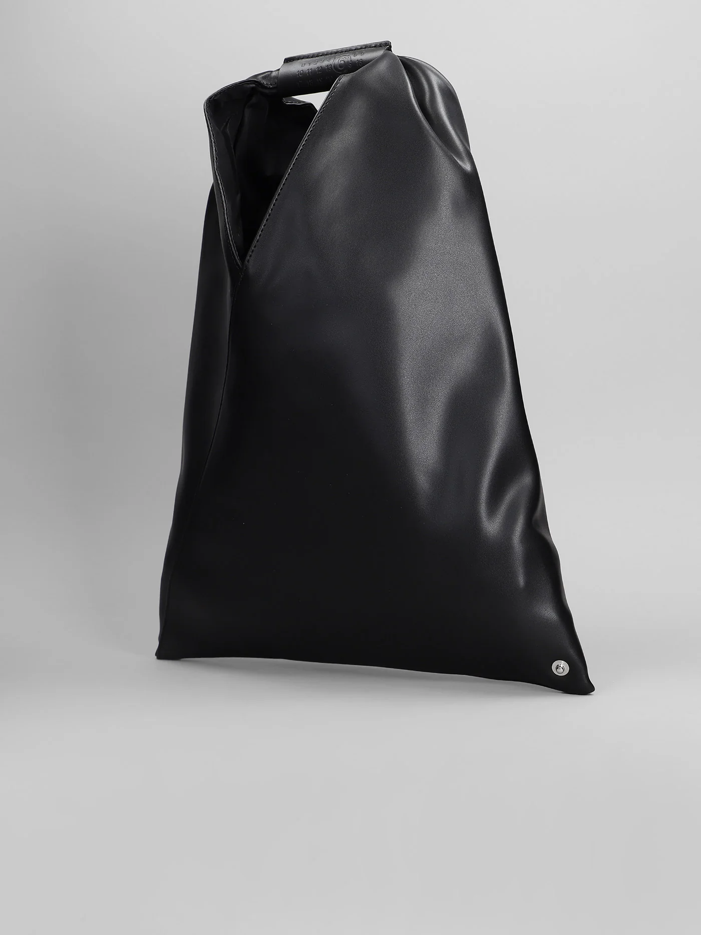 Shoulder bag in black leather - Image 2