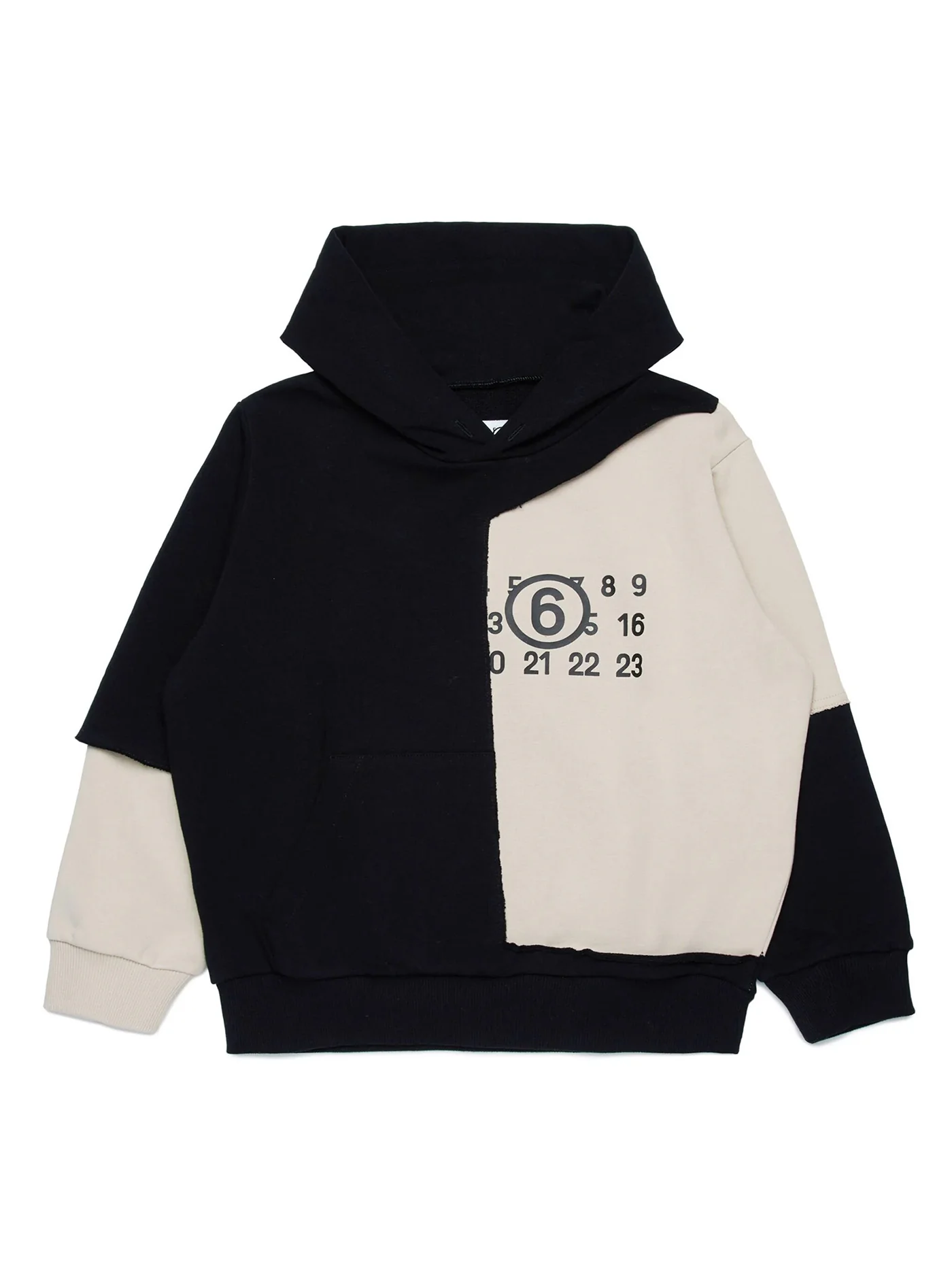 Sweatshirt in black cotton
