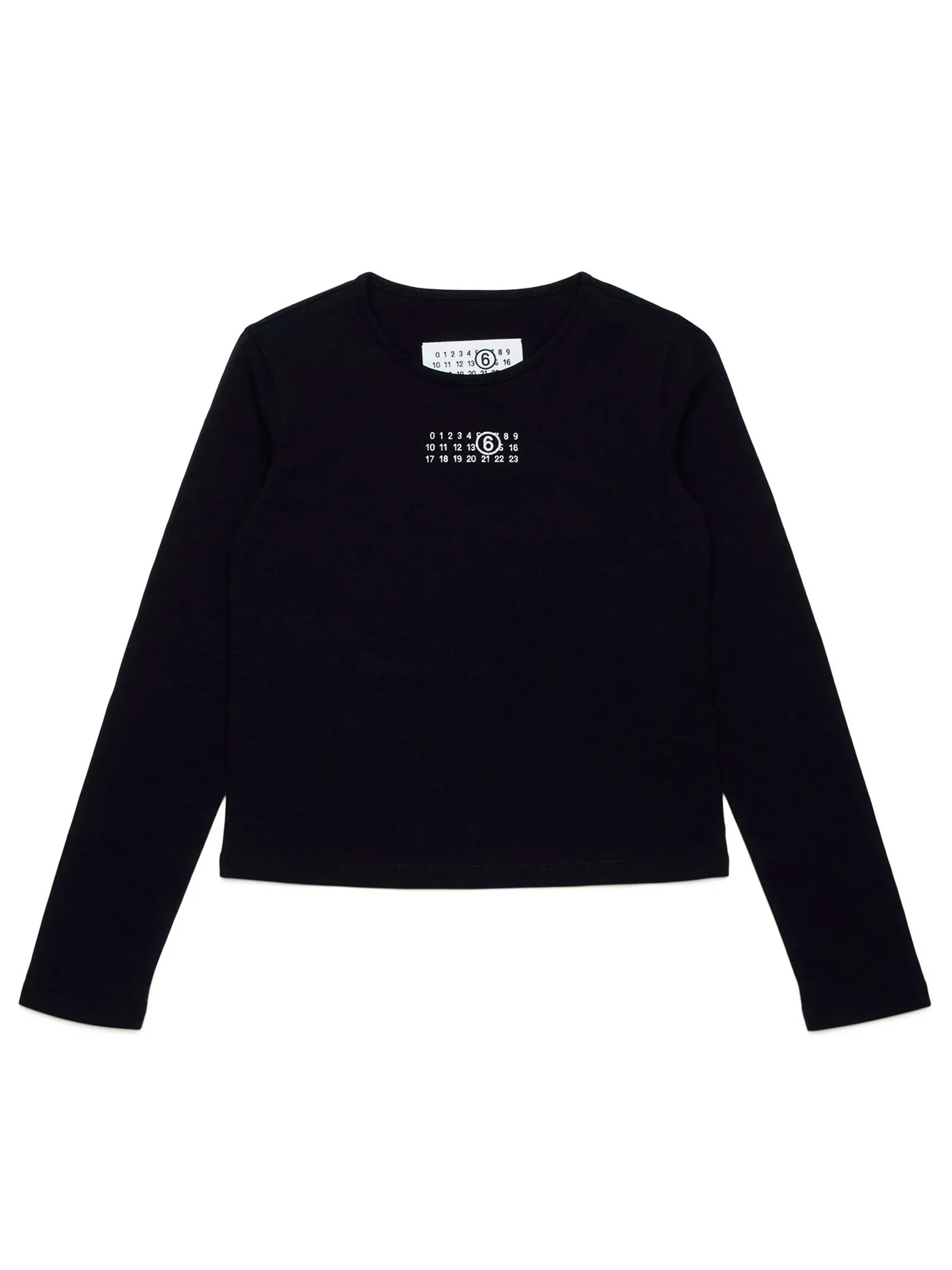 T-Shirt in black cotton