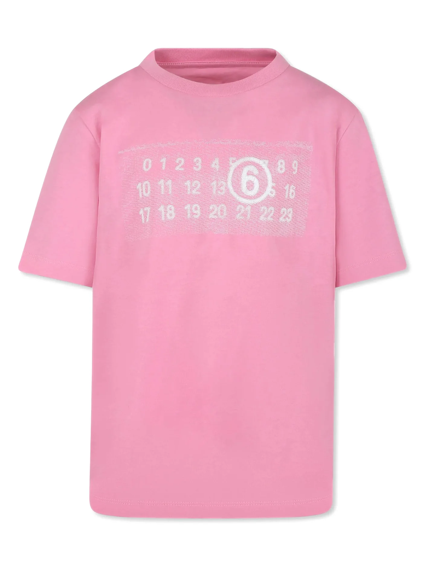 T-Shirt in rose-pink cotton