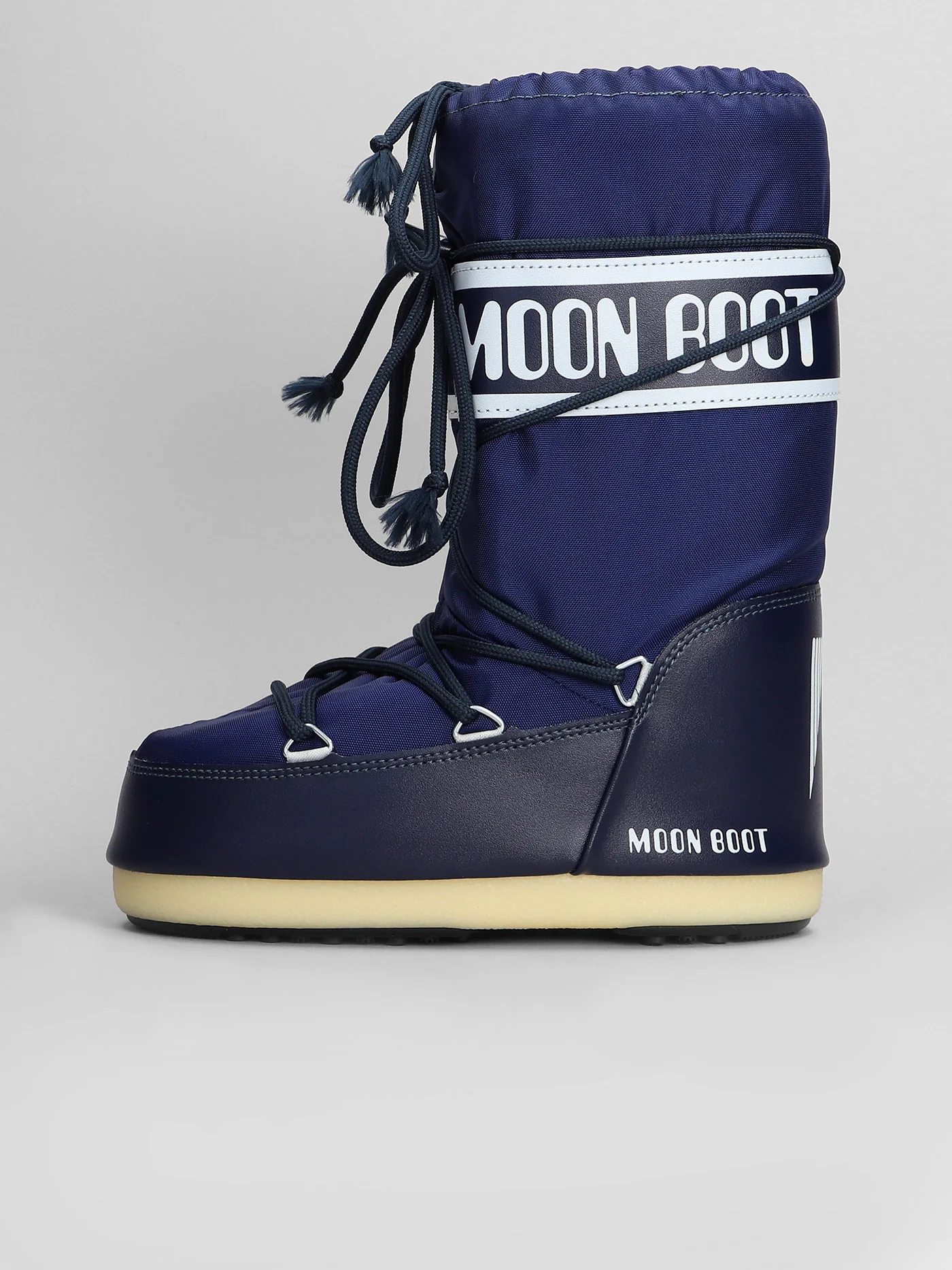 Mb icon nylon low heels Ankle boots in blue nylon - Image 3