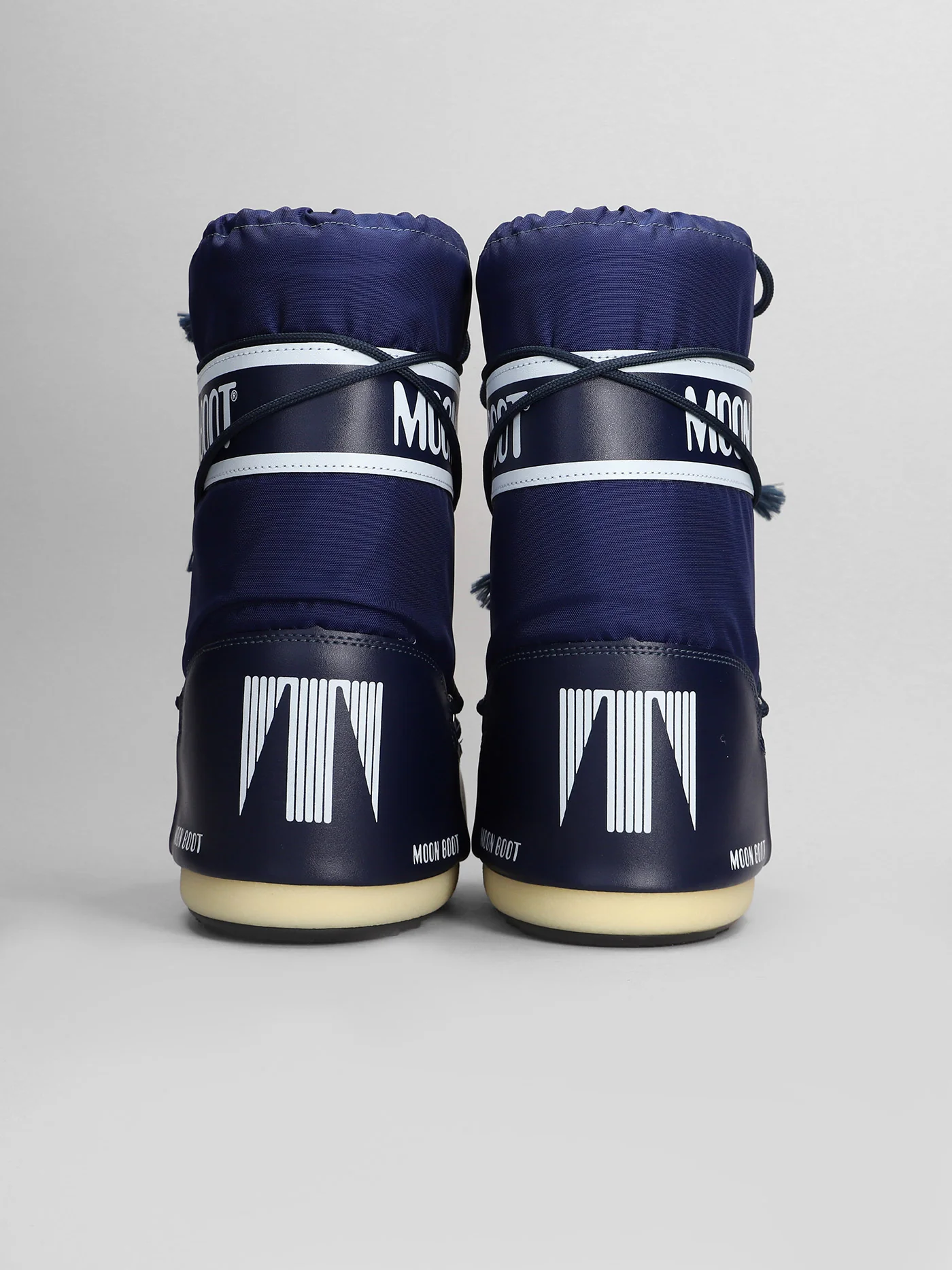Mb icon nylon low heels Ankle boots in blue nylon - Image 4