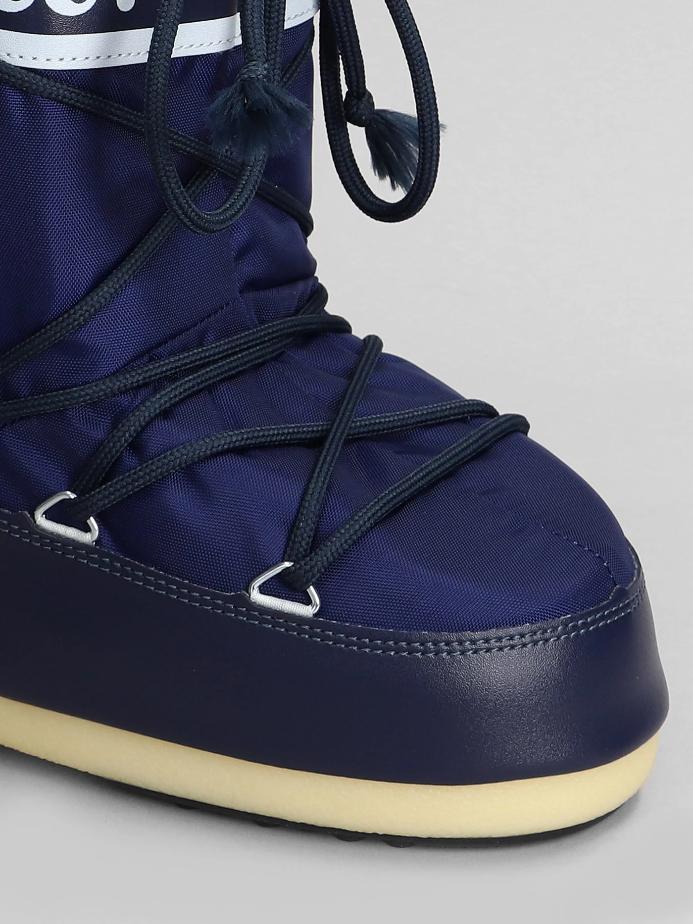 Mb icon nylon low heels Ankle boots in blue nylon - Image 5